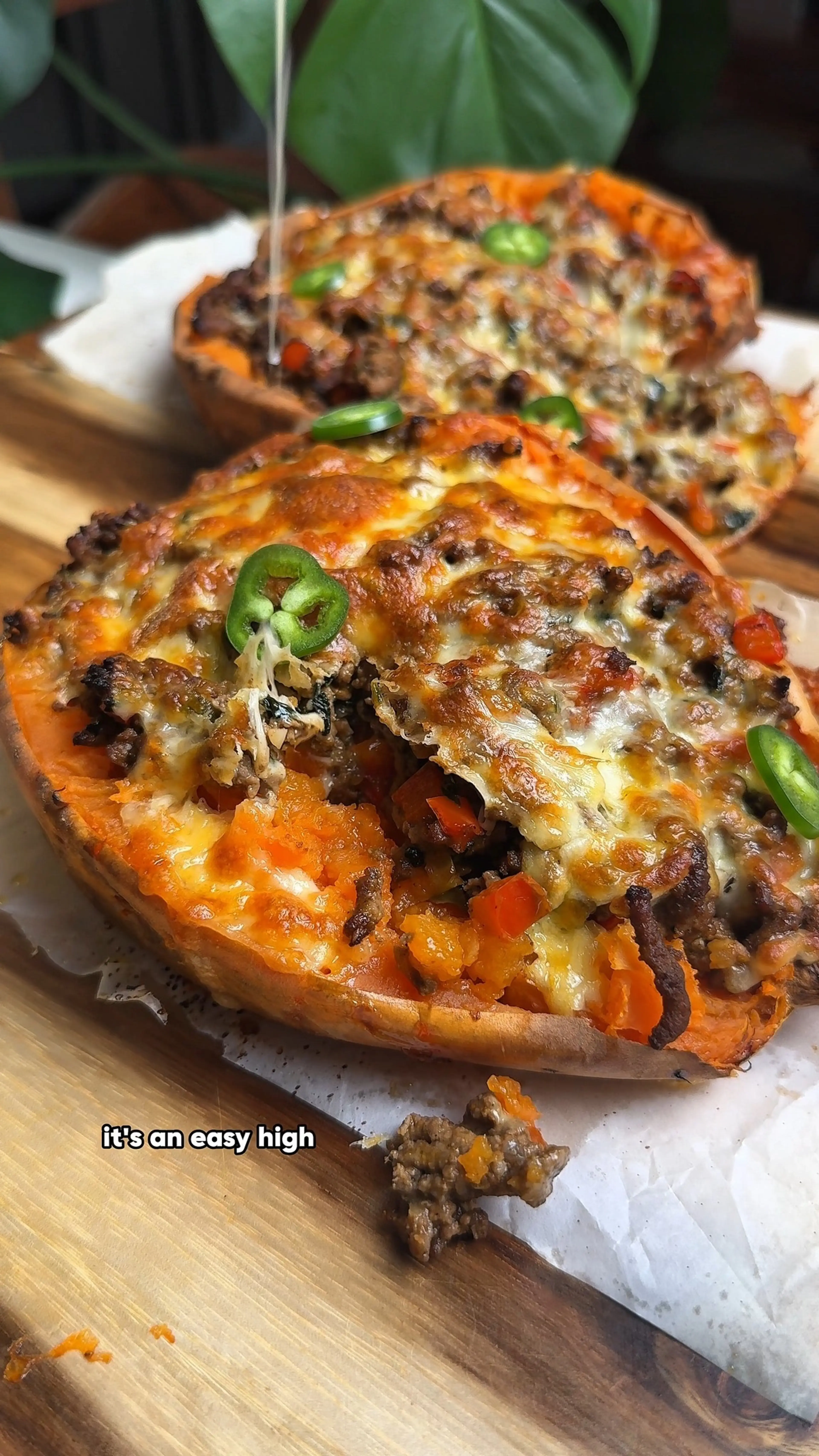 Taco Loaded Sweet Potato Boat