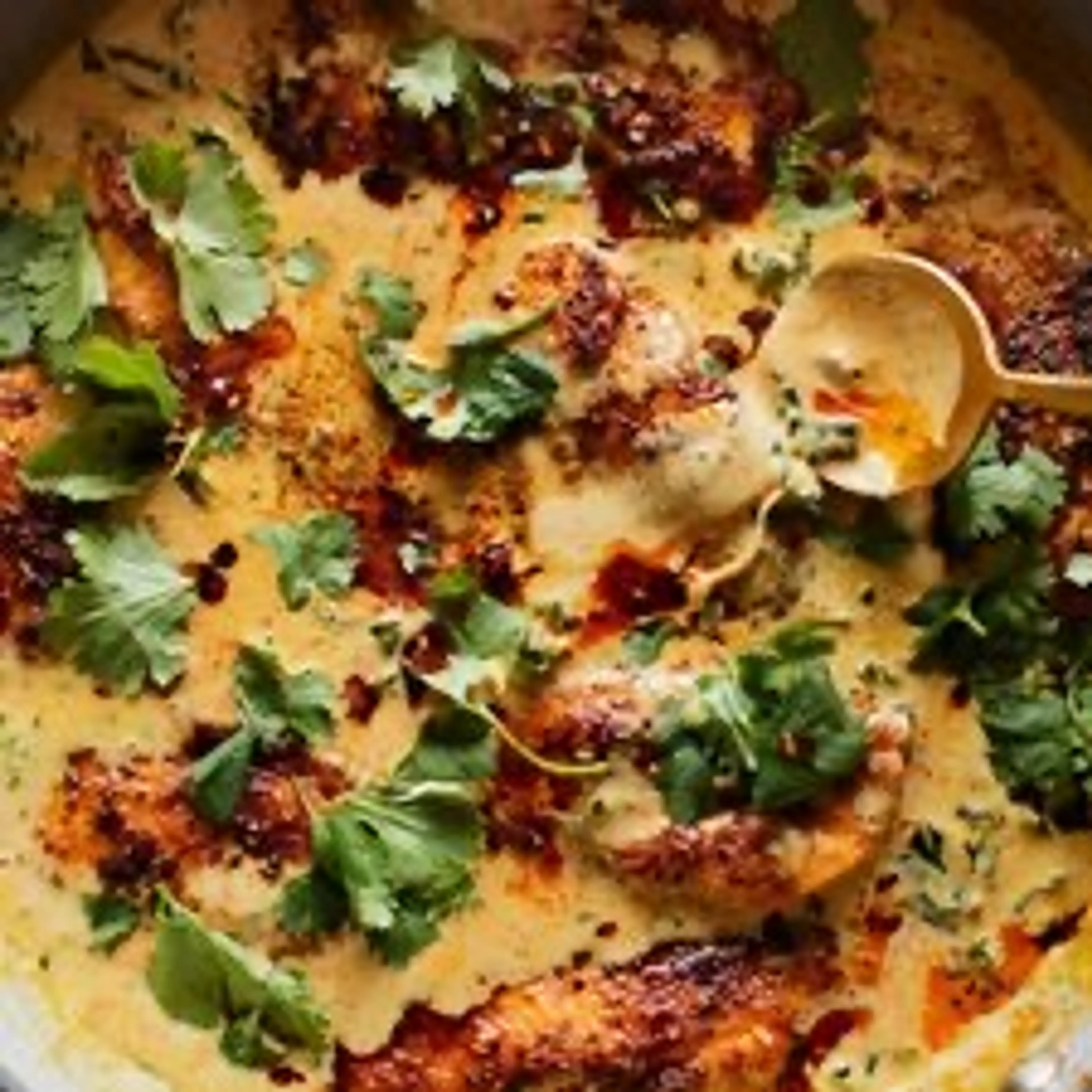 Chicken with Coconut Kale