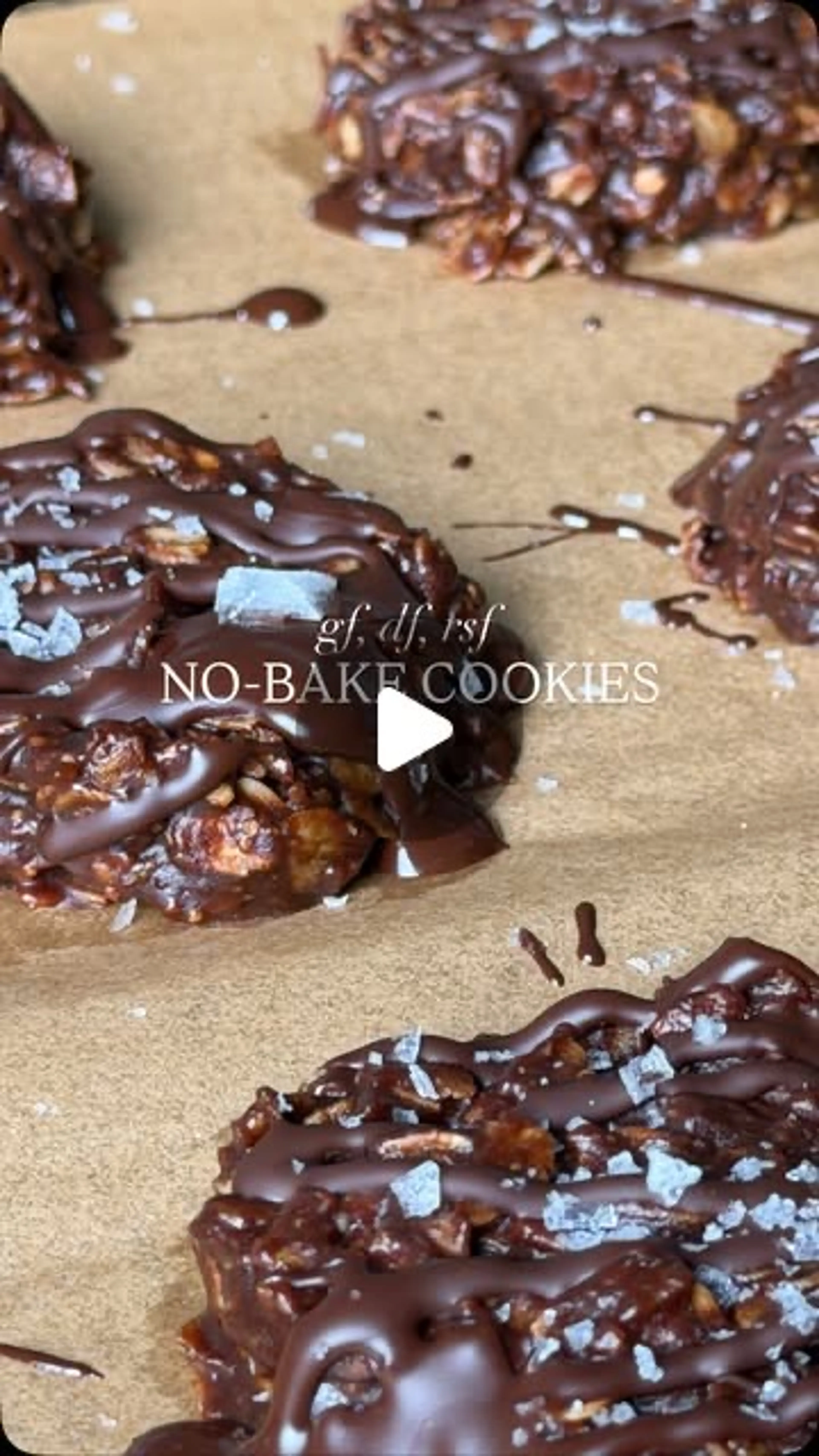 Gf, Df, Rsf No Bake Cookies