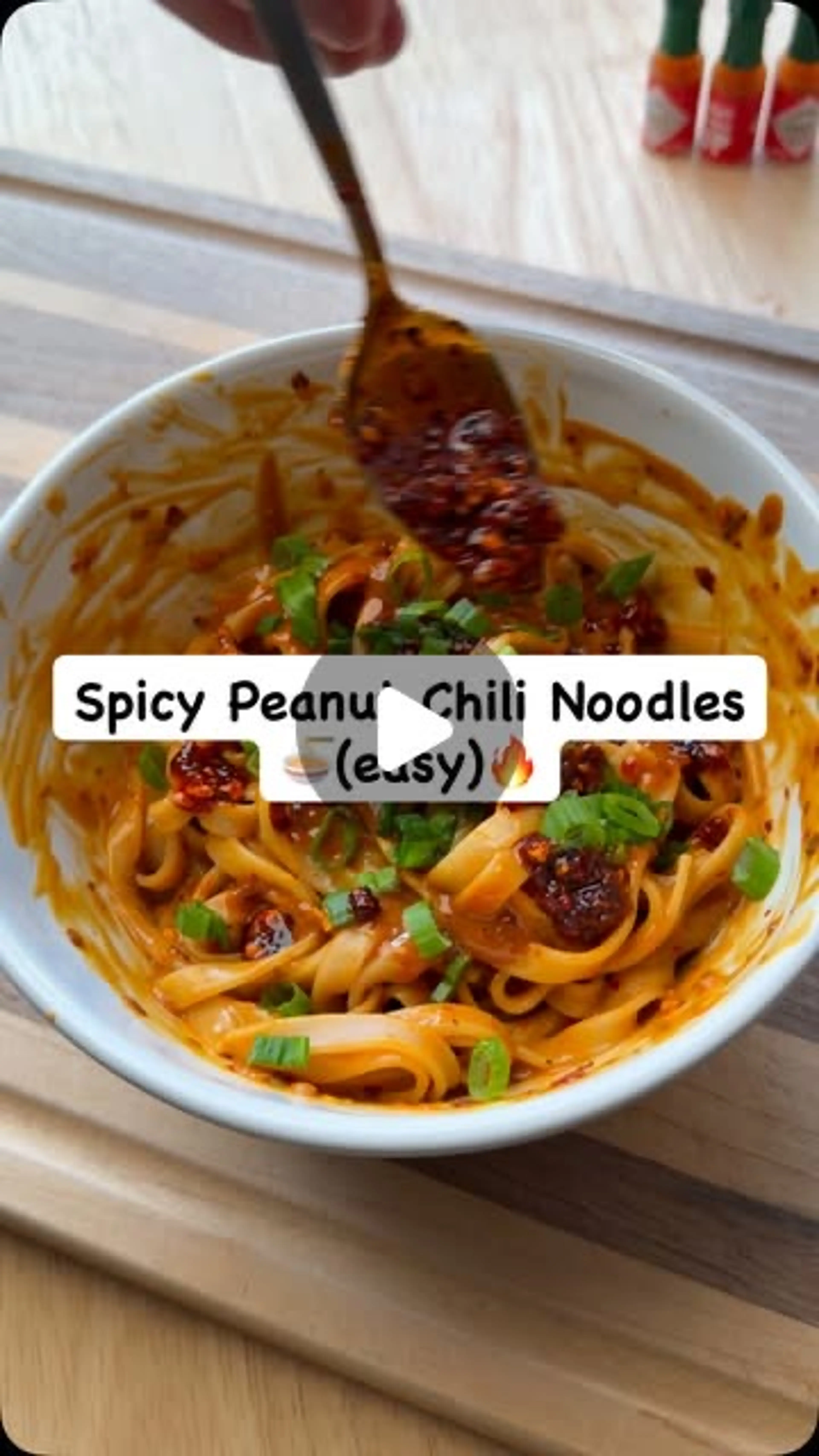 Spicy Peanut Chili Crisp Noodles