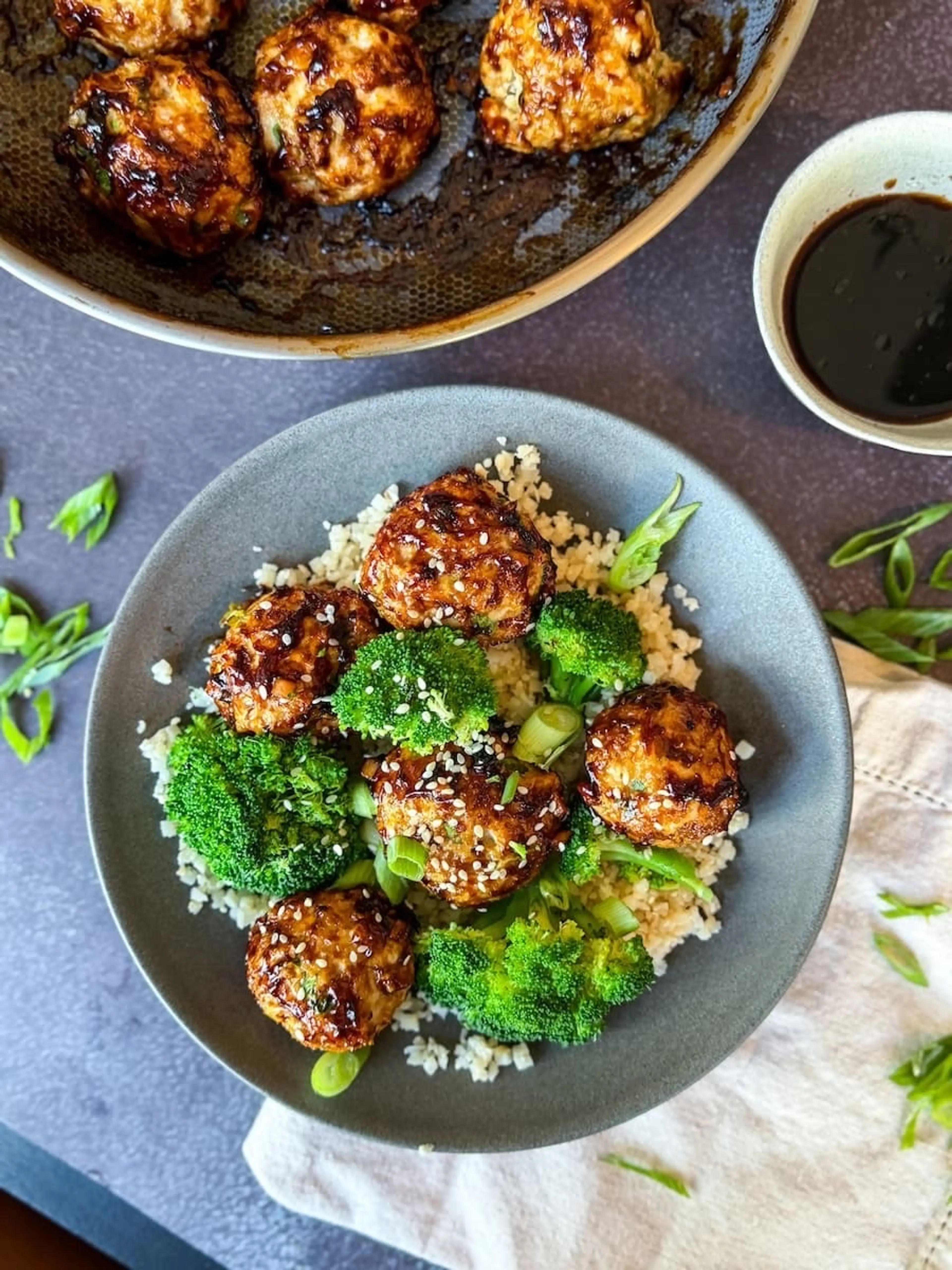 Glazed Turkey Meatballs