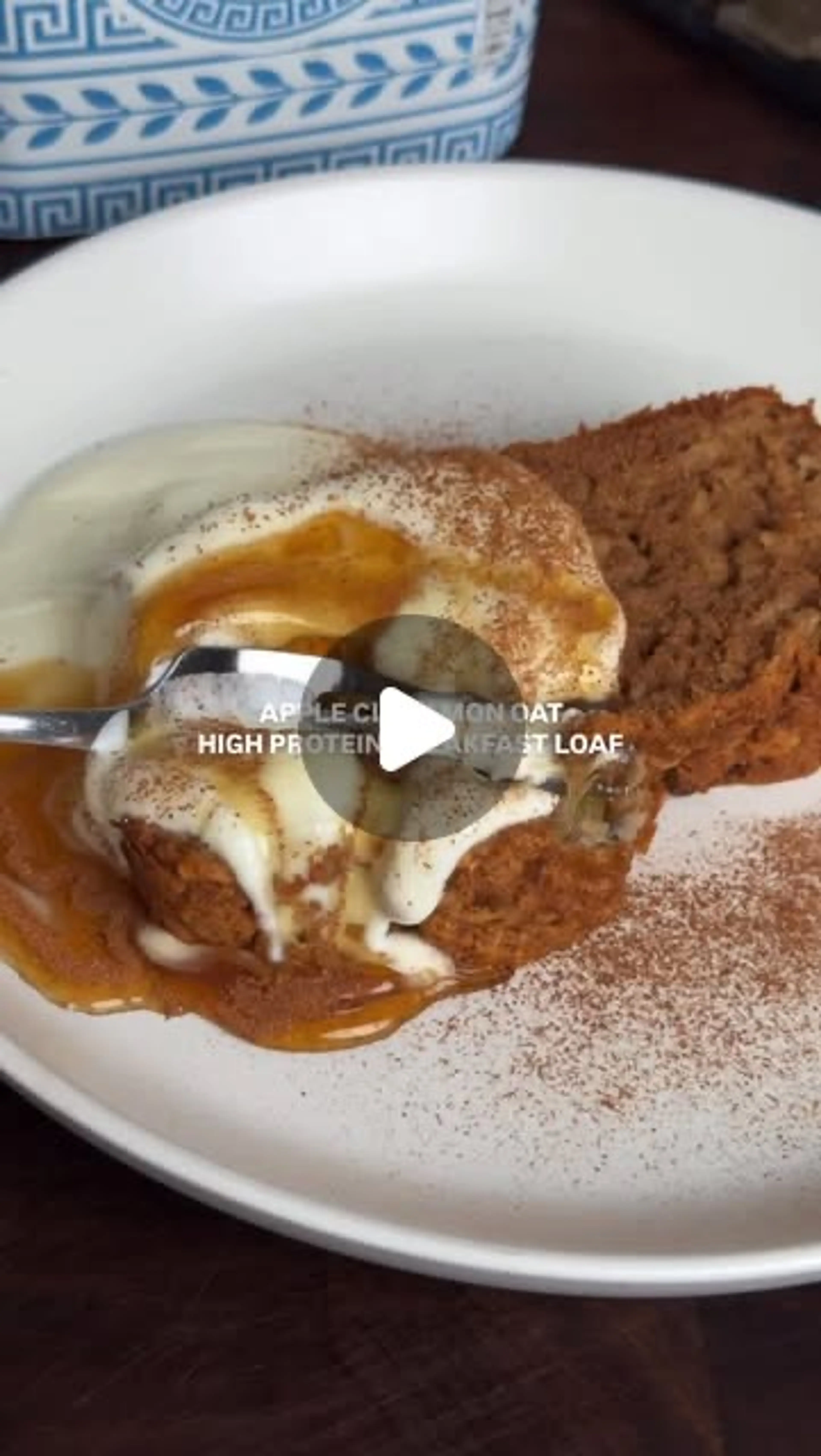 Apple Cinnamon Oat High Protein Breakfast Loaf (no Protein P