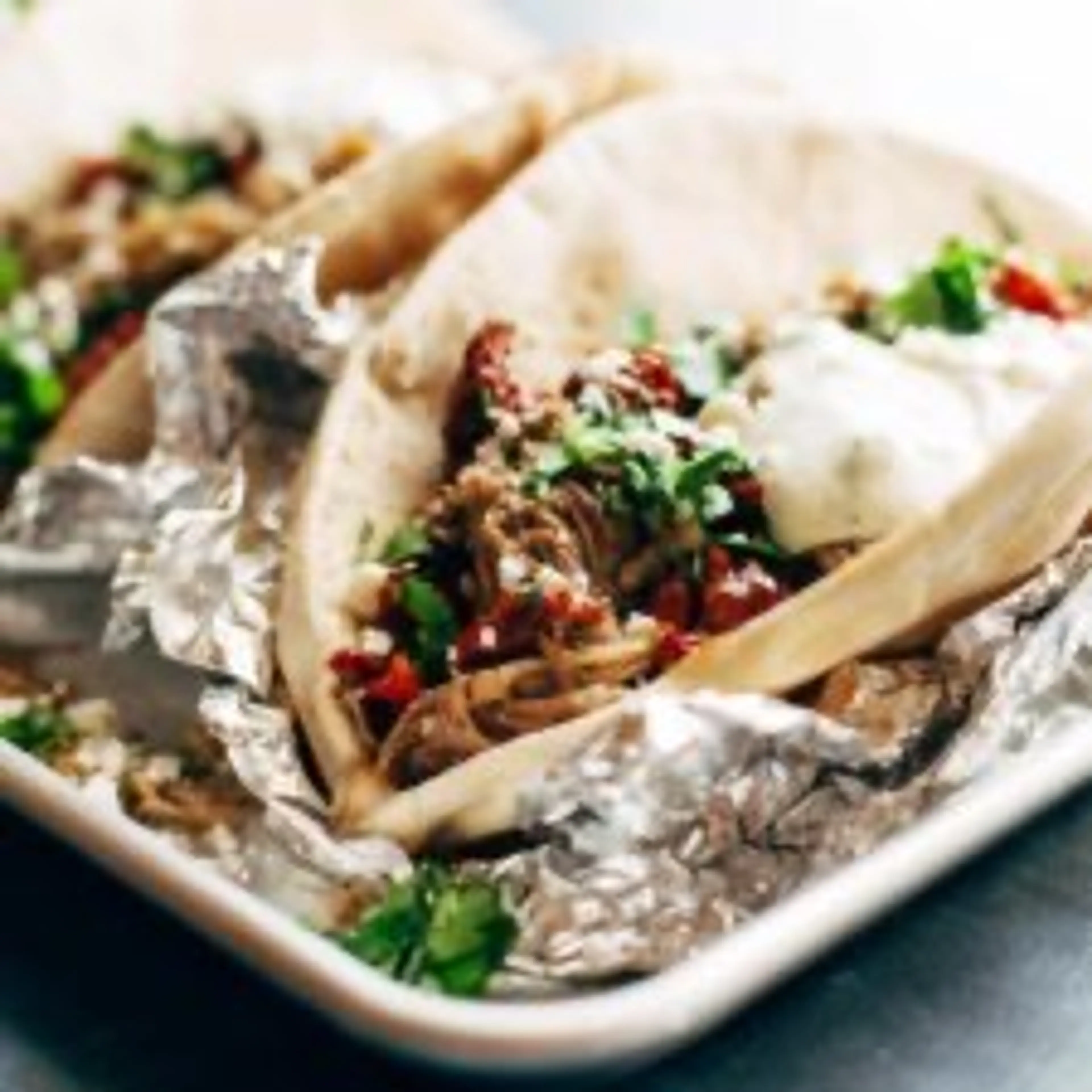 Everything Greek Pork Pitas
