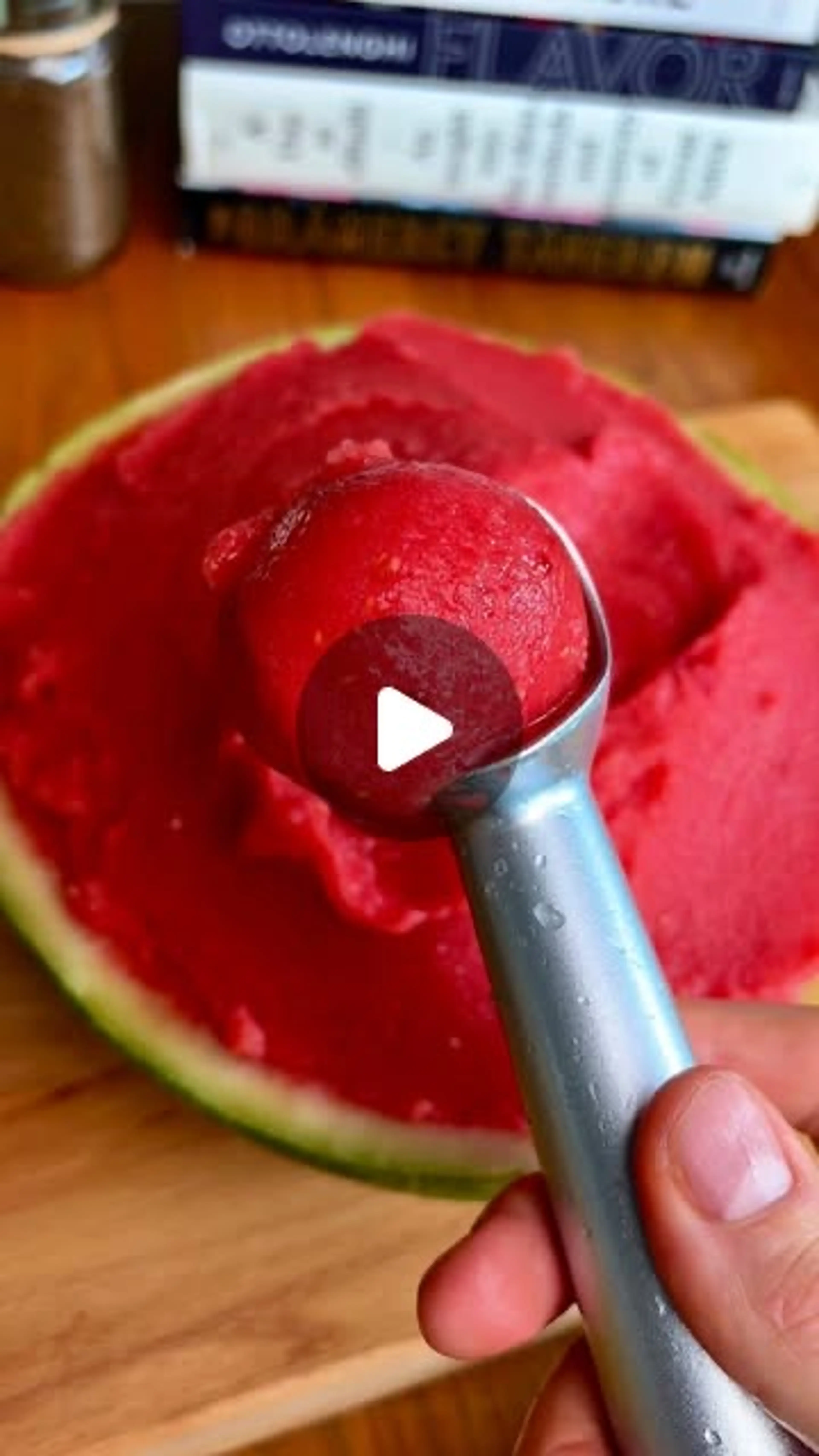 2 Ingredient Watermelon Sorbet