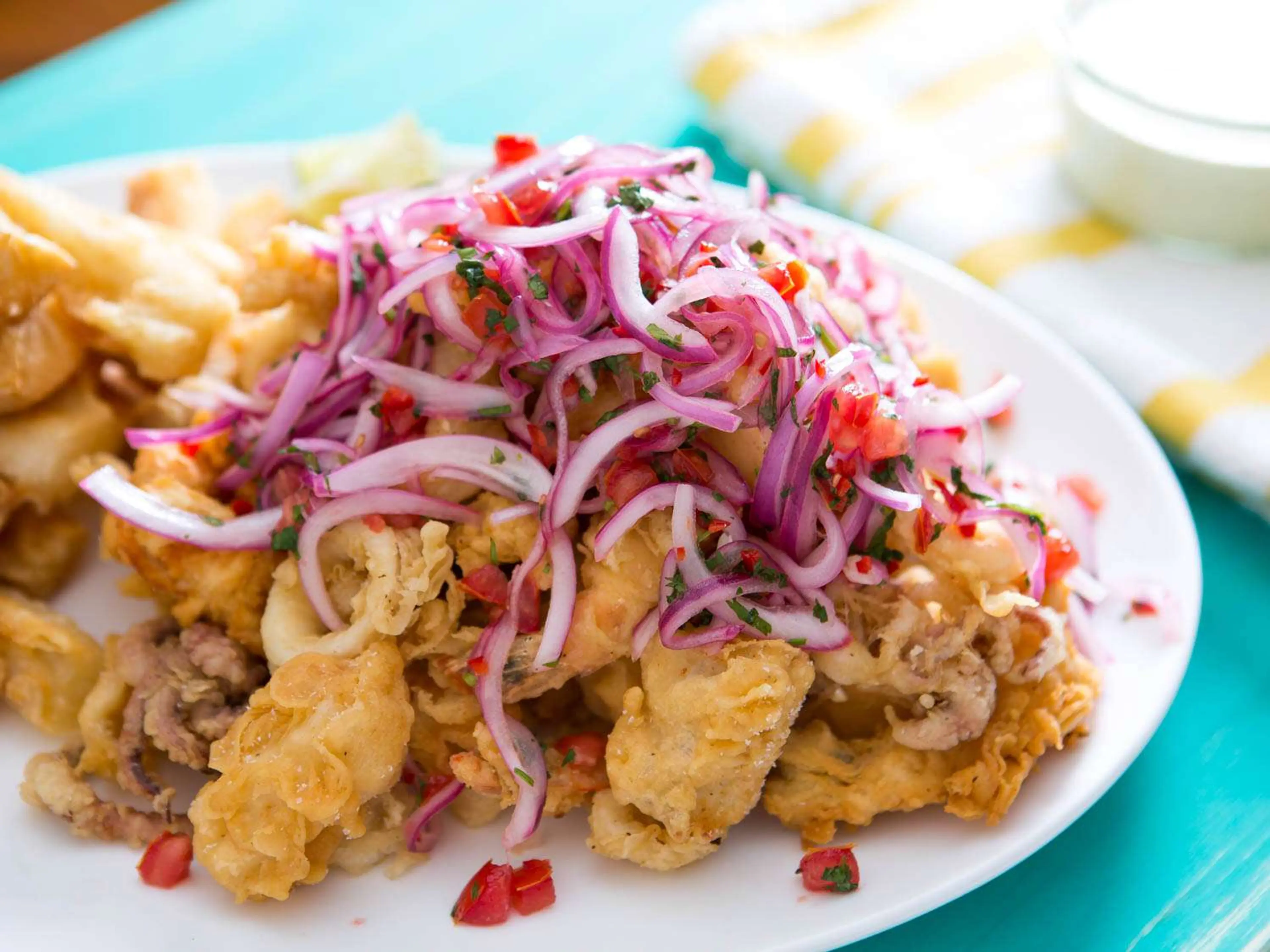 Jalea (Peruvian Fried Seafood Platter)