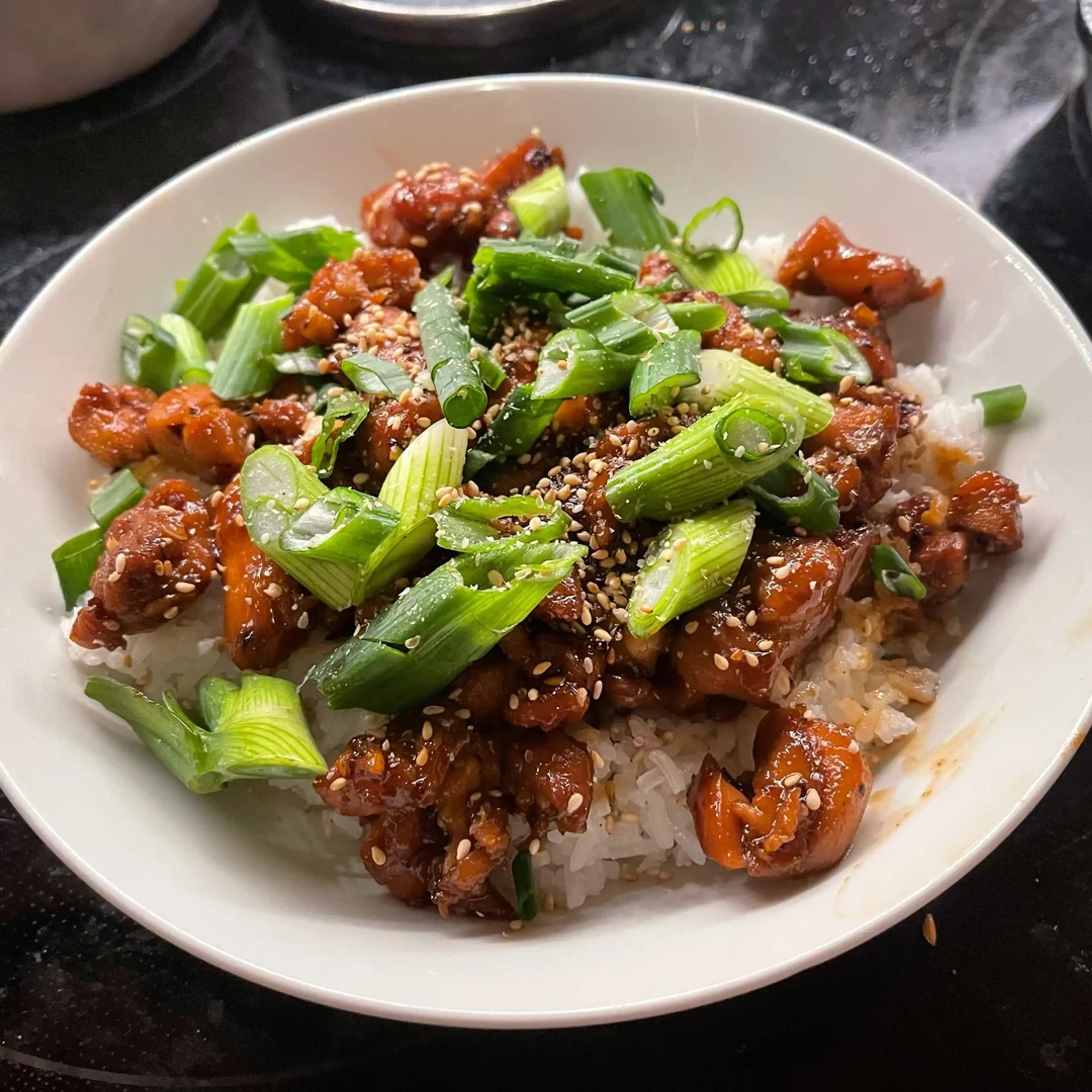 korean chicken and rice