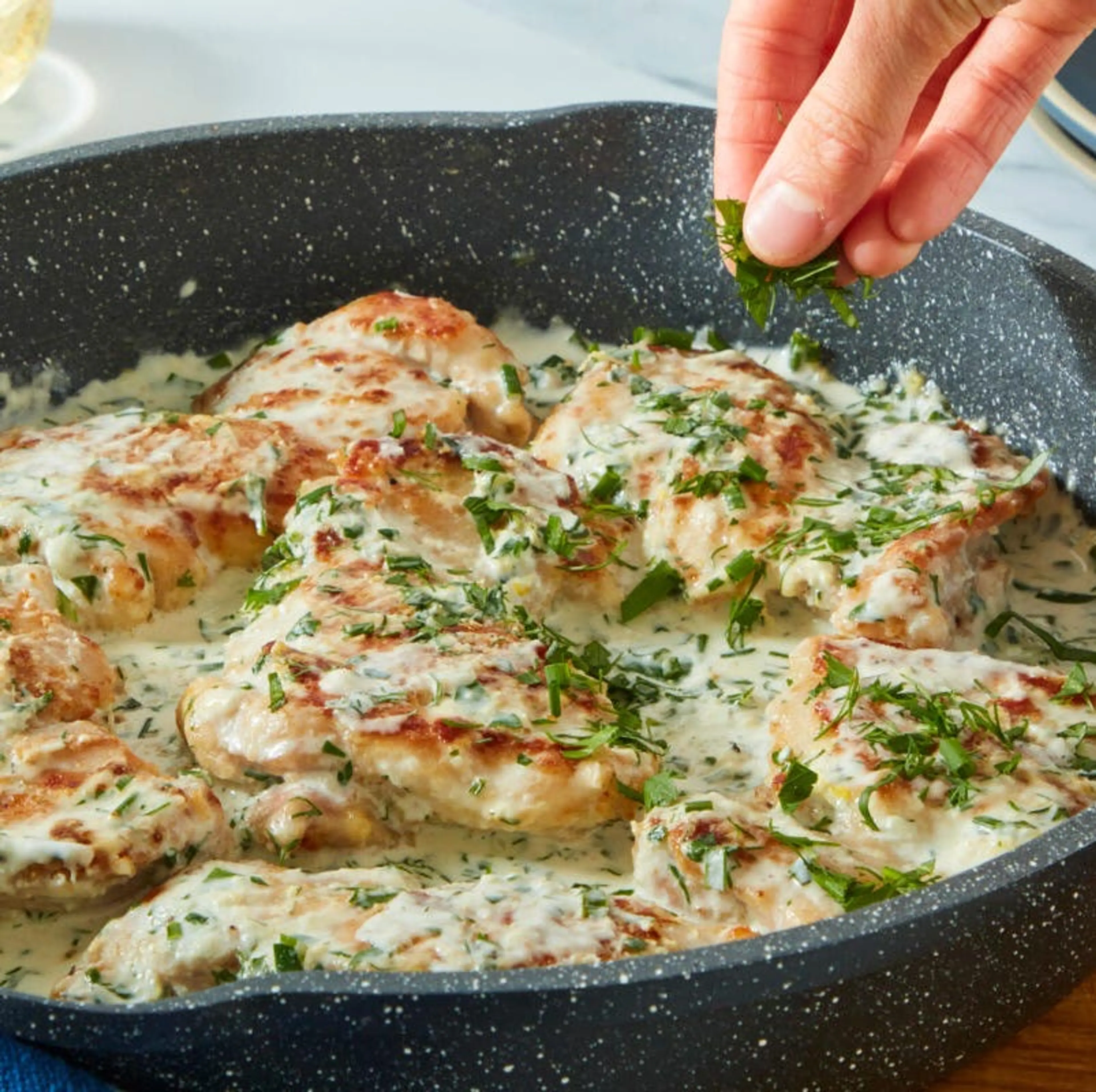Creamy Lemon Herb Chicken