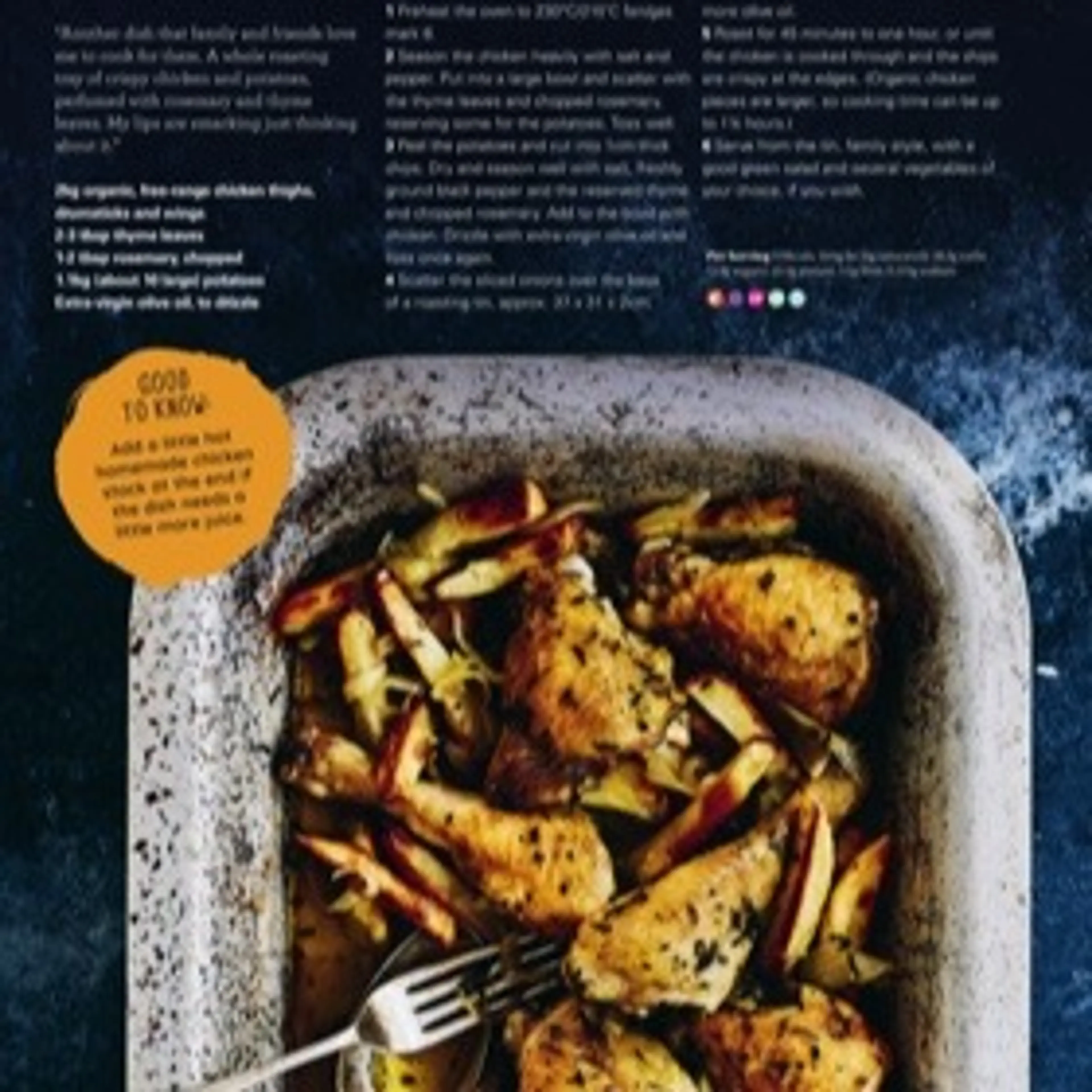 Raman Chicken And Chips With Rosemary And Thyme