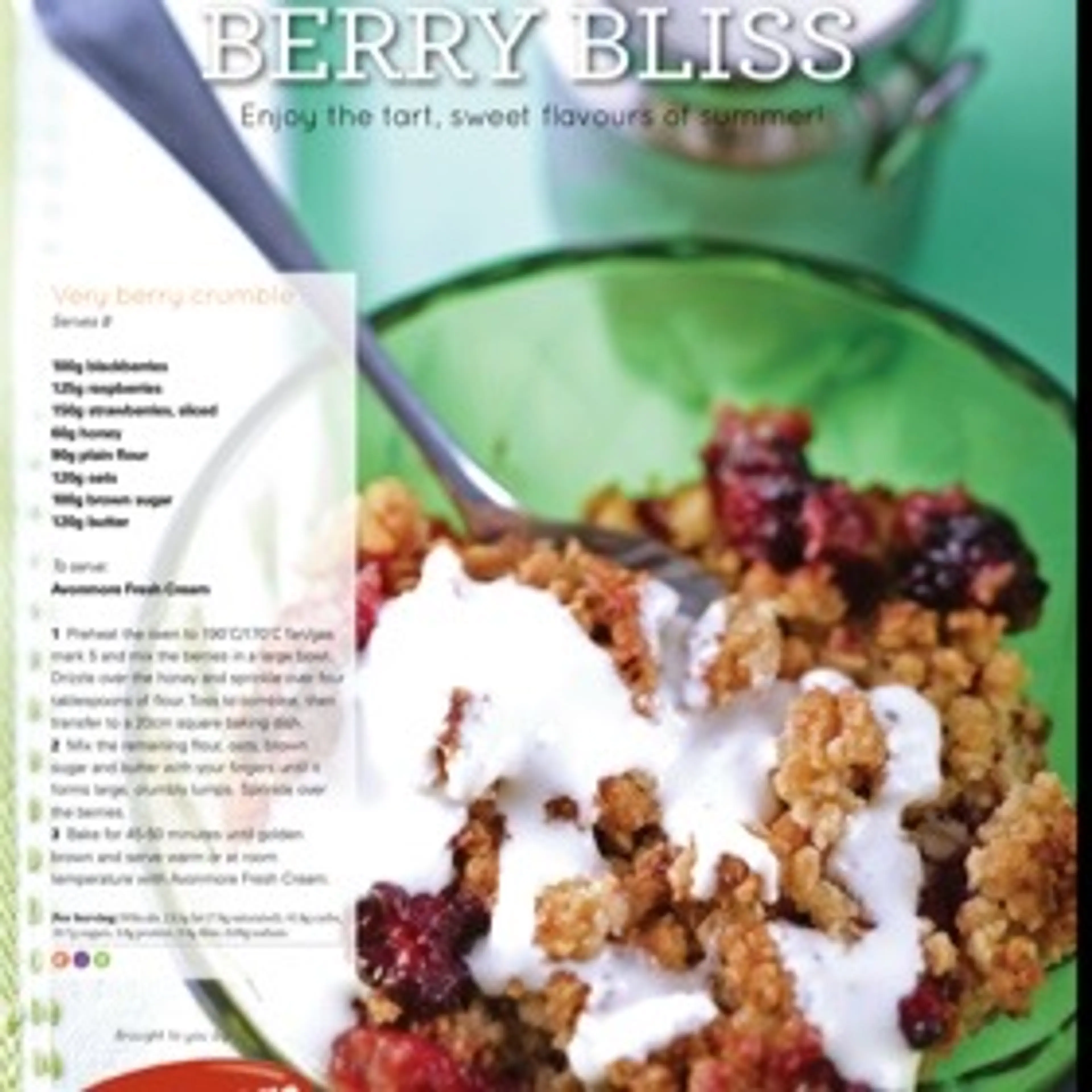 Very berry crumble