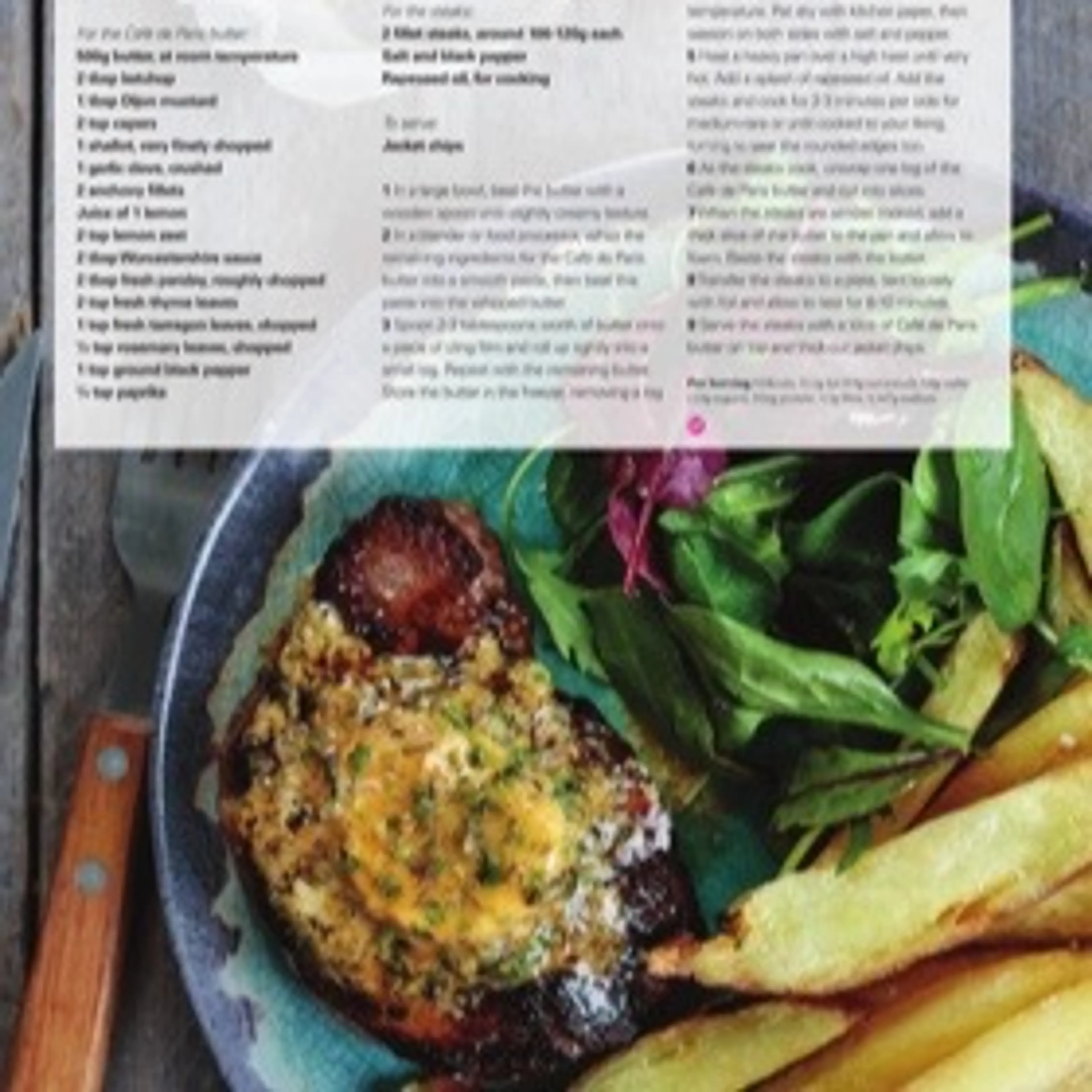 Filket Steaks With Café De Paris Butter