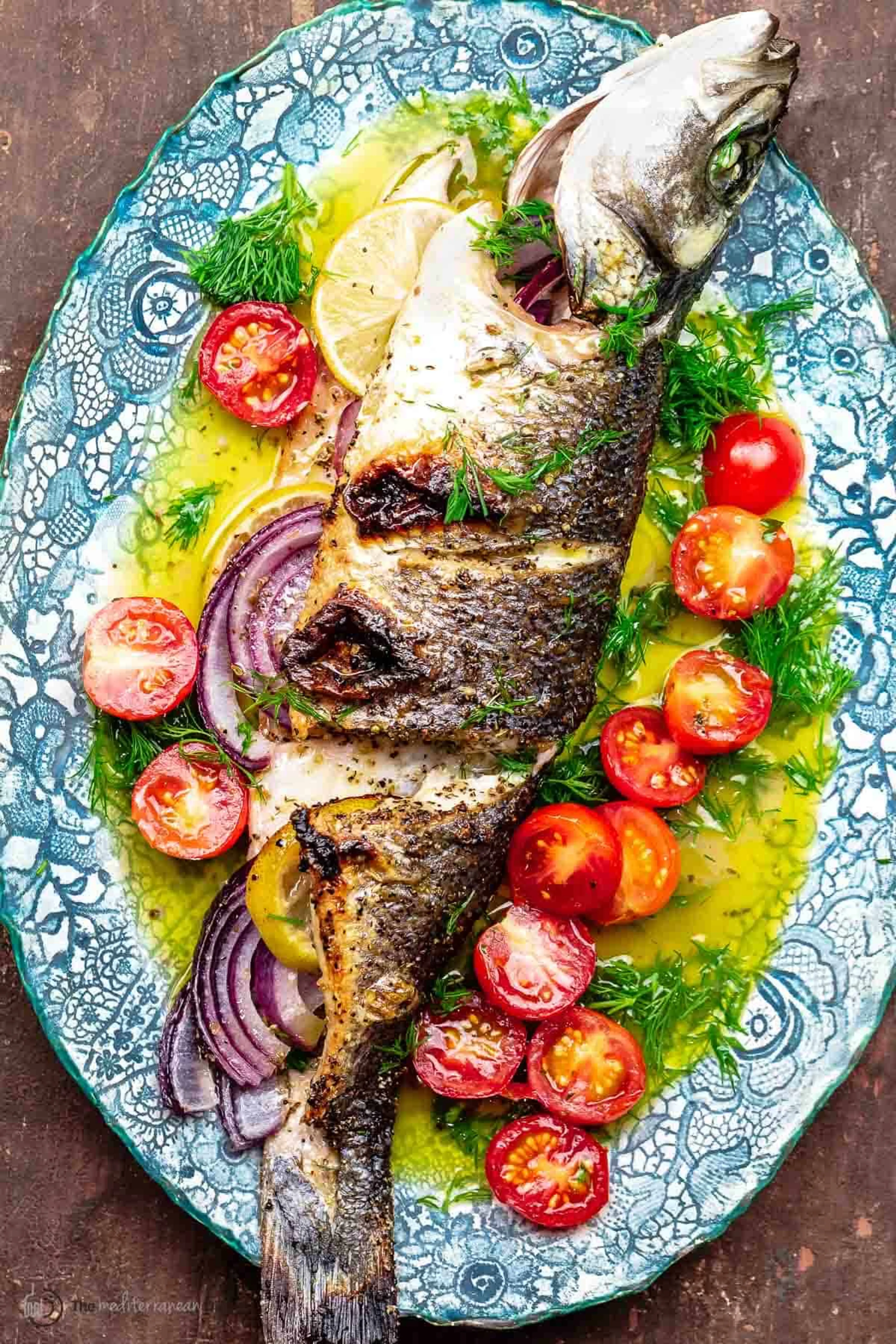 Greek-Style Roasted Branzino Recipe