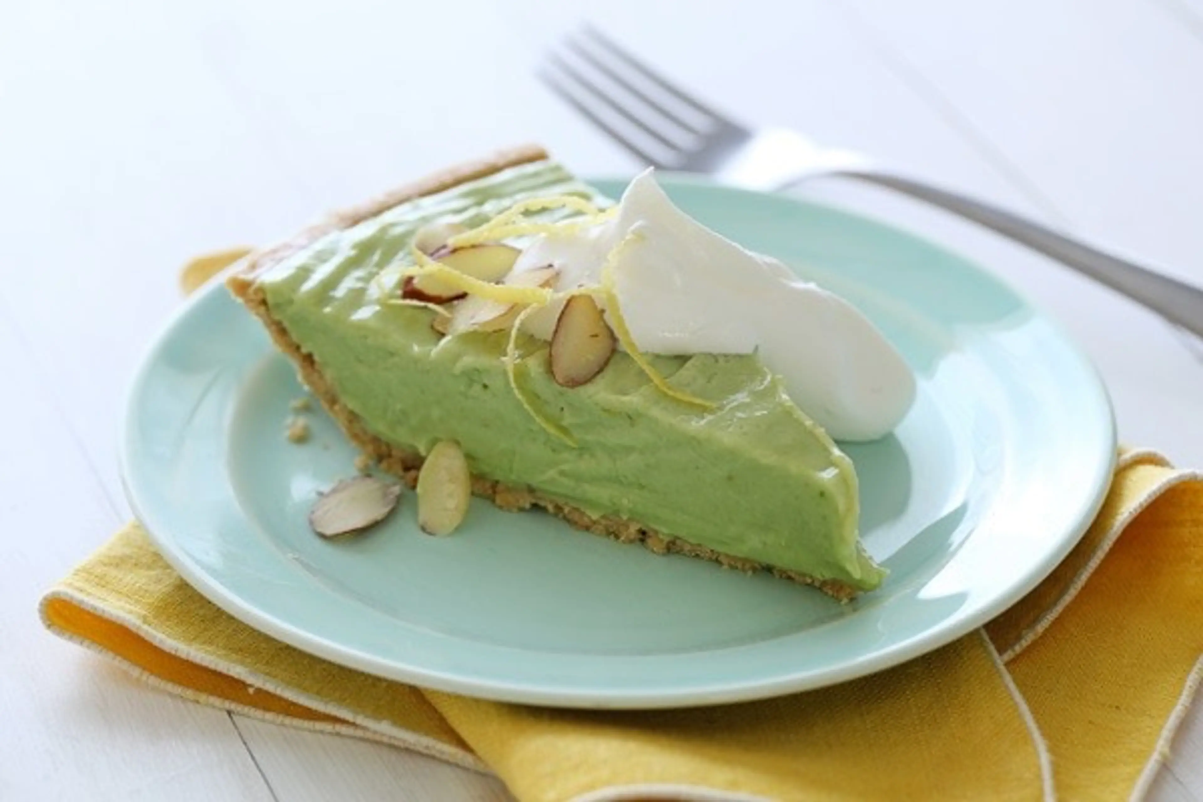 California Summer Avocado Pie