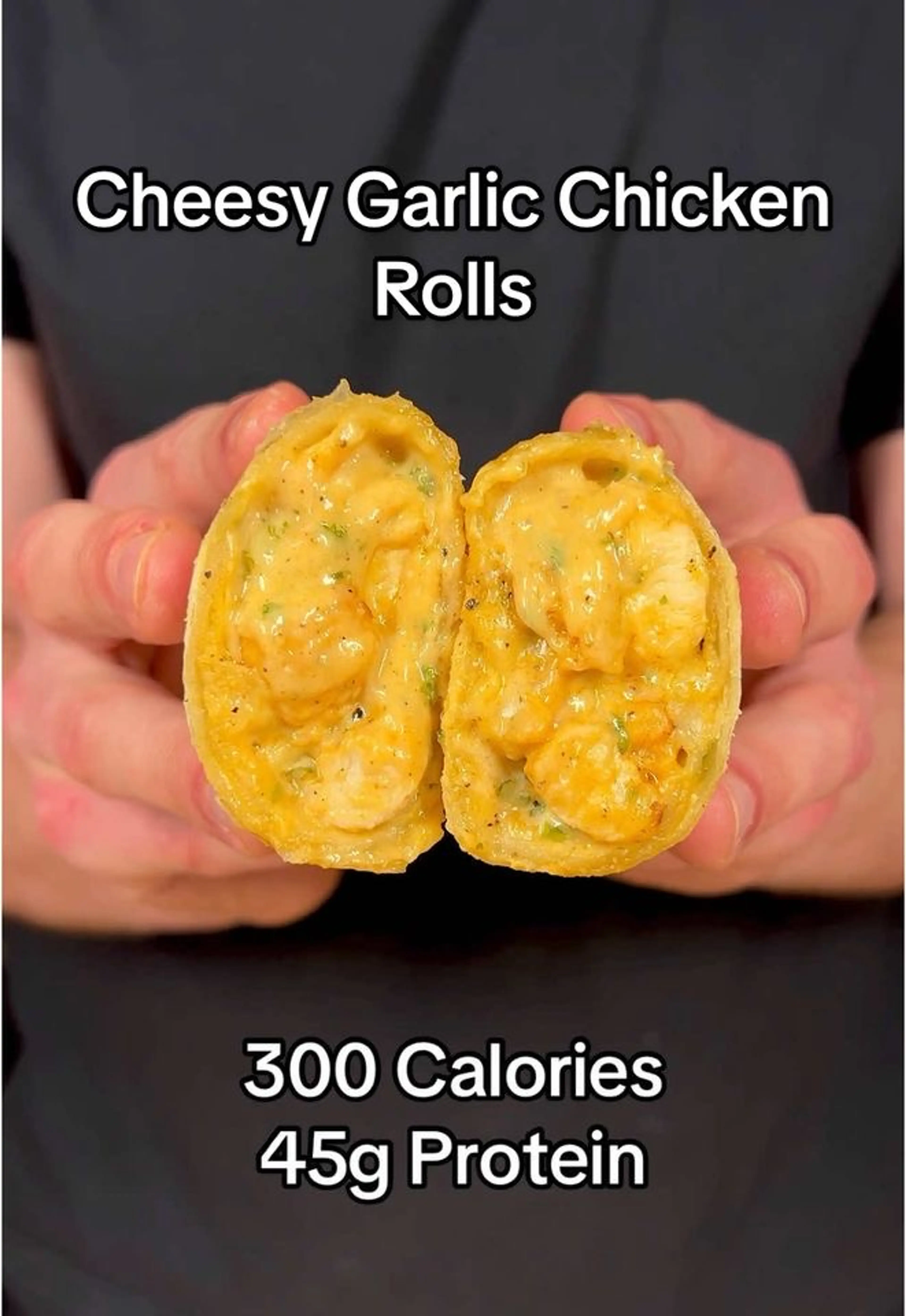 Cheesy Garlic Chicken Rolls