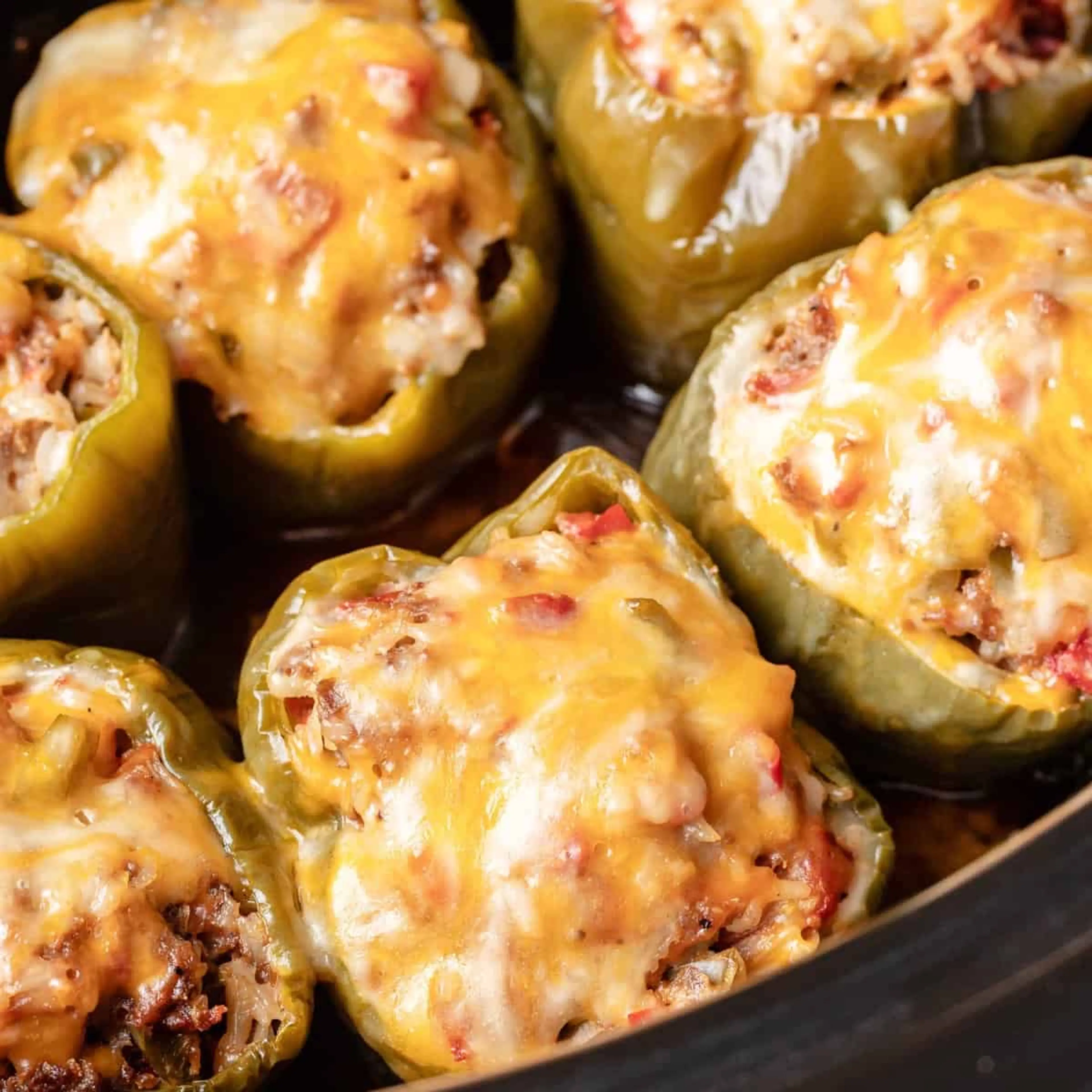 Crock Pot Stuffed Peppers
