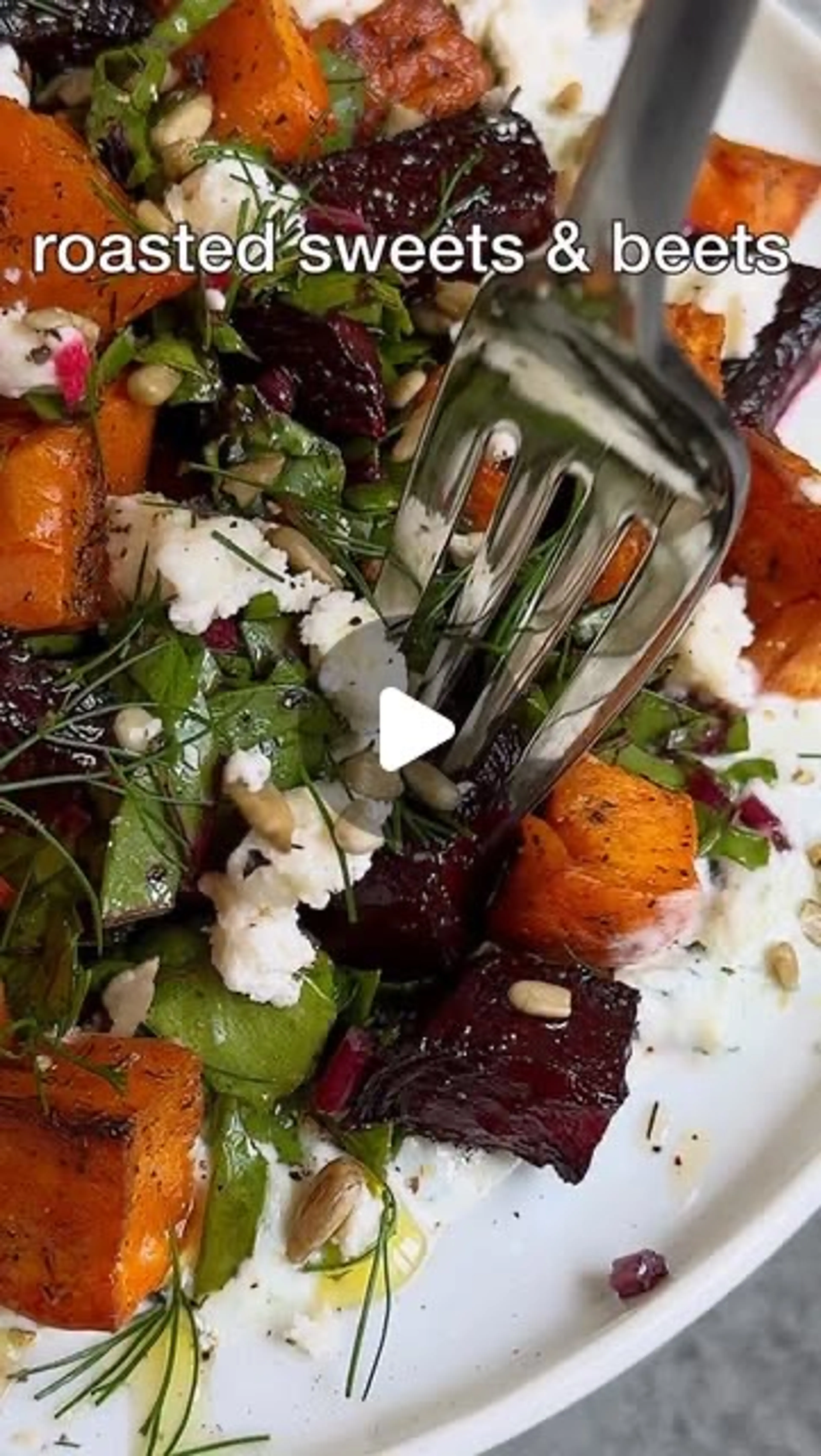 Sweets & Beets with Creamy Tzatziki! Sweet, Caramelized Edge