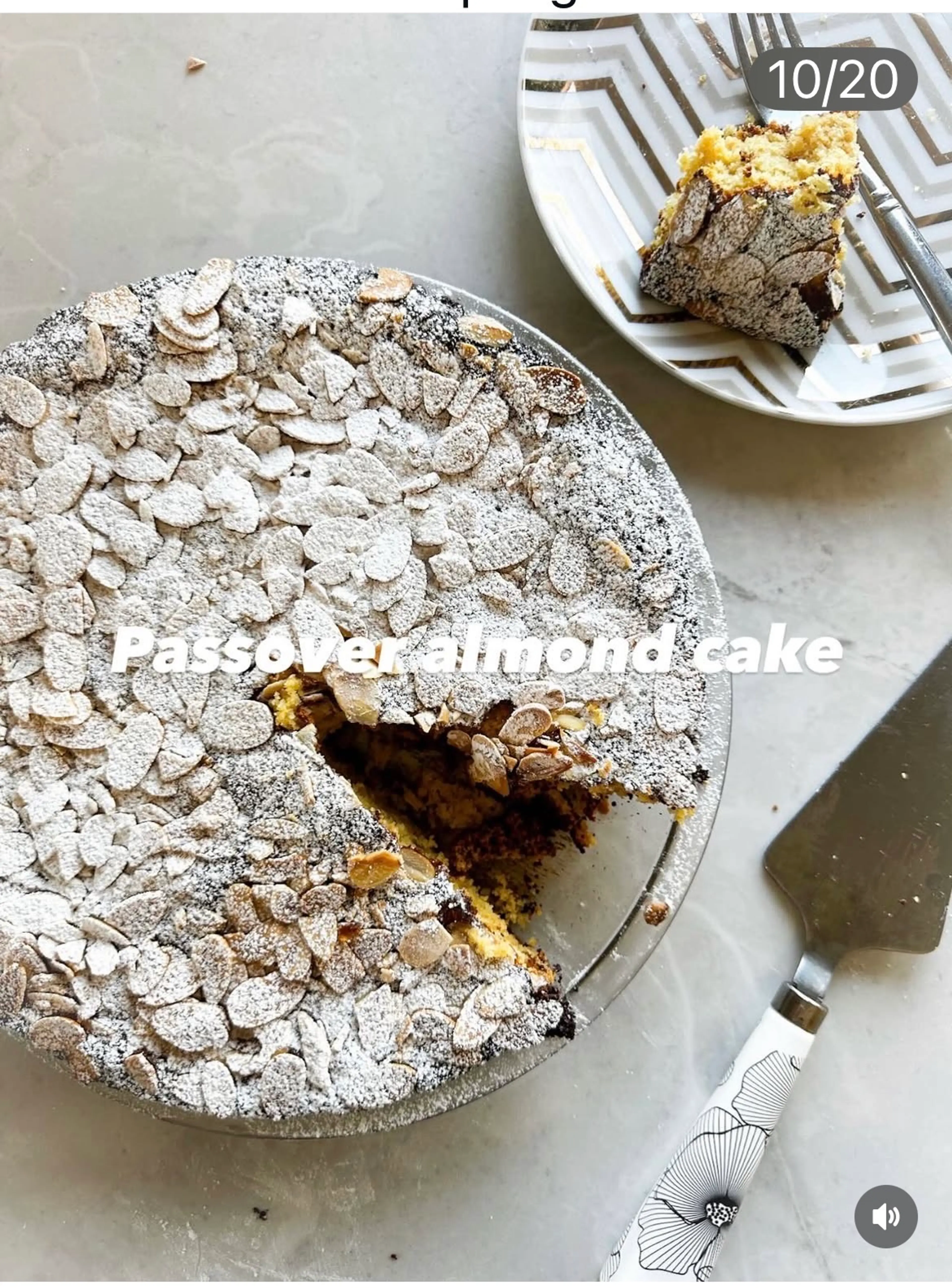Almond cake Passover