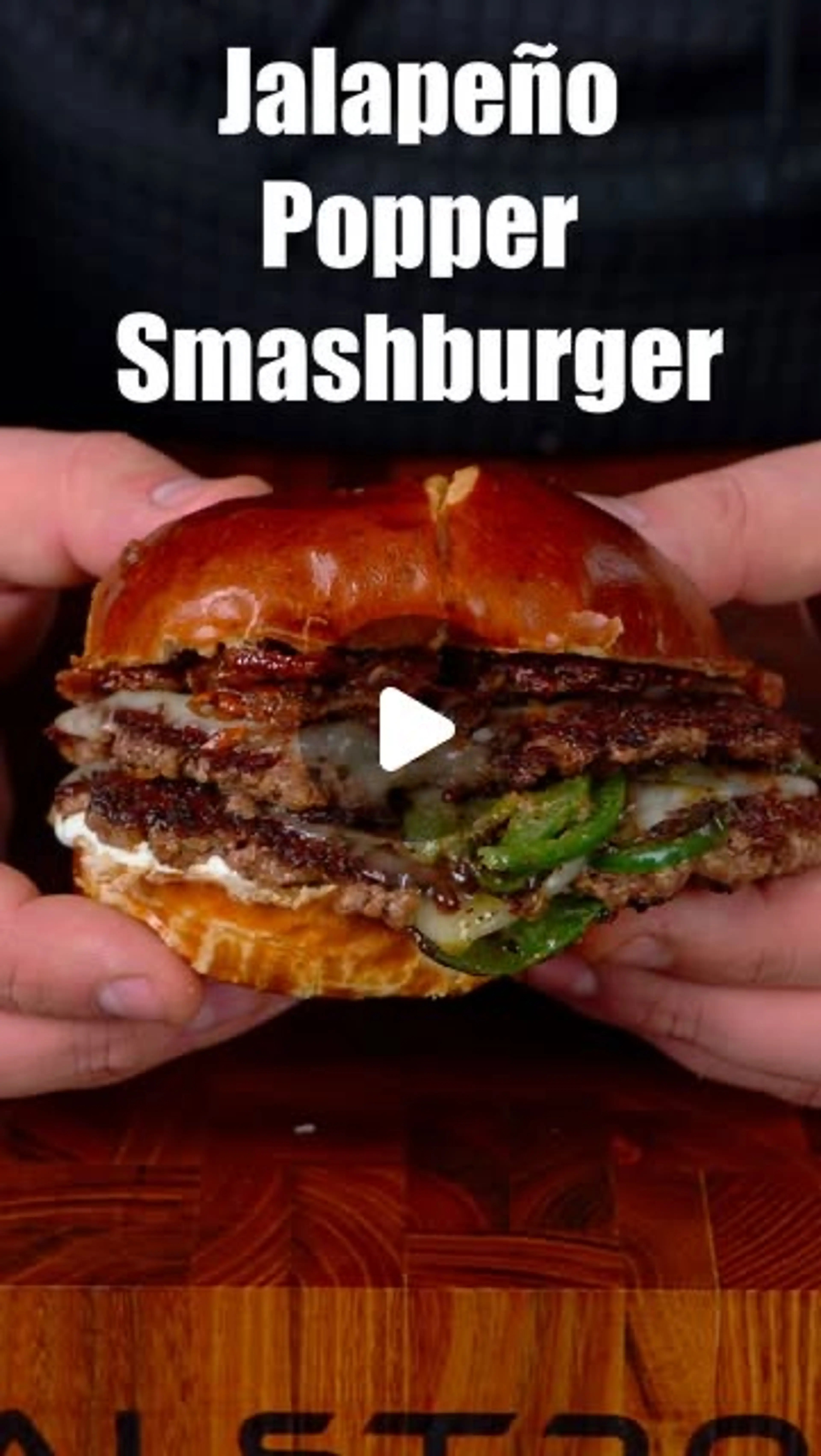 Jalapeño Popper Smash Burger