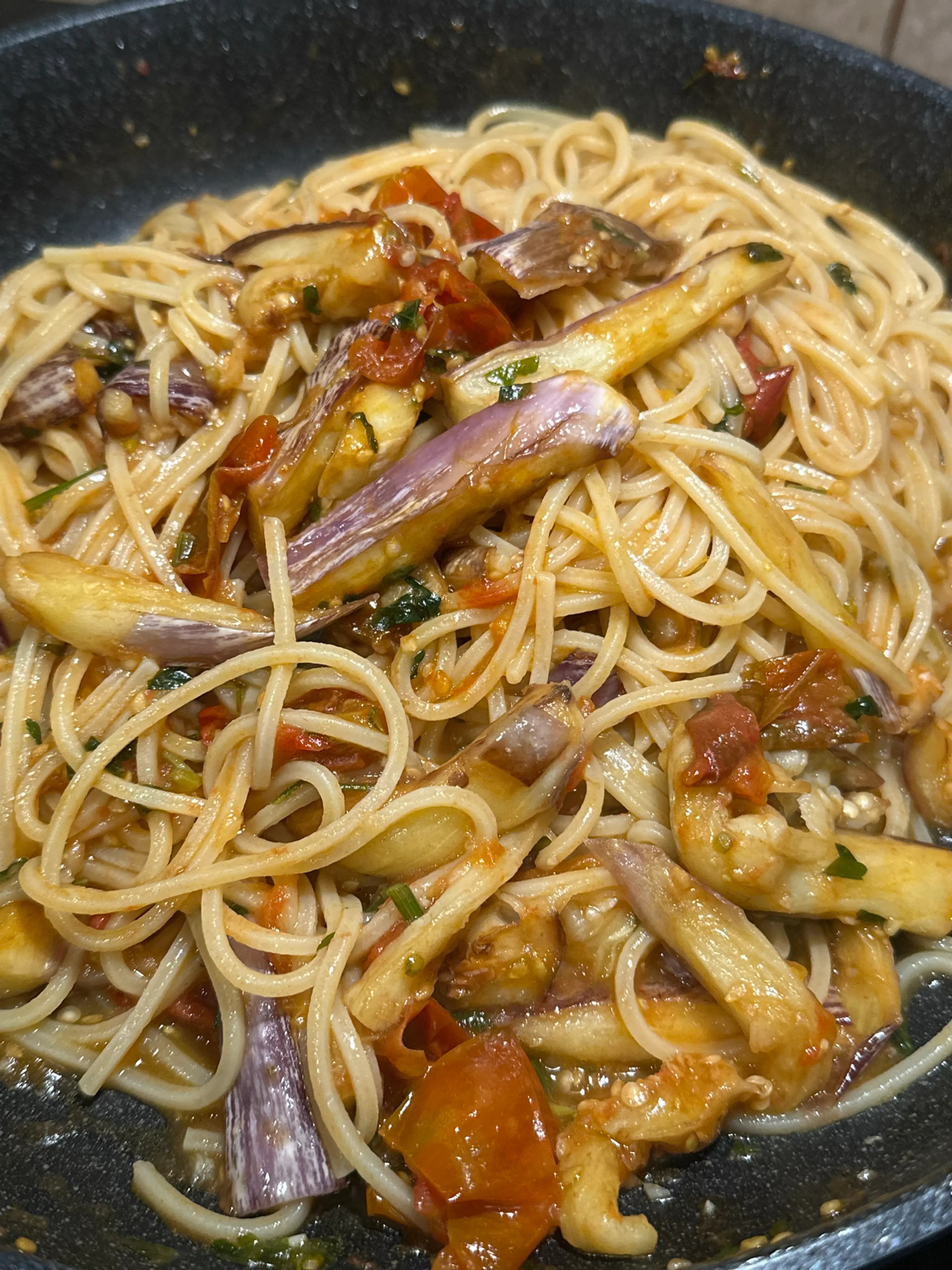 Eggplant Pasta
