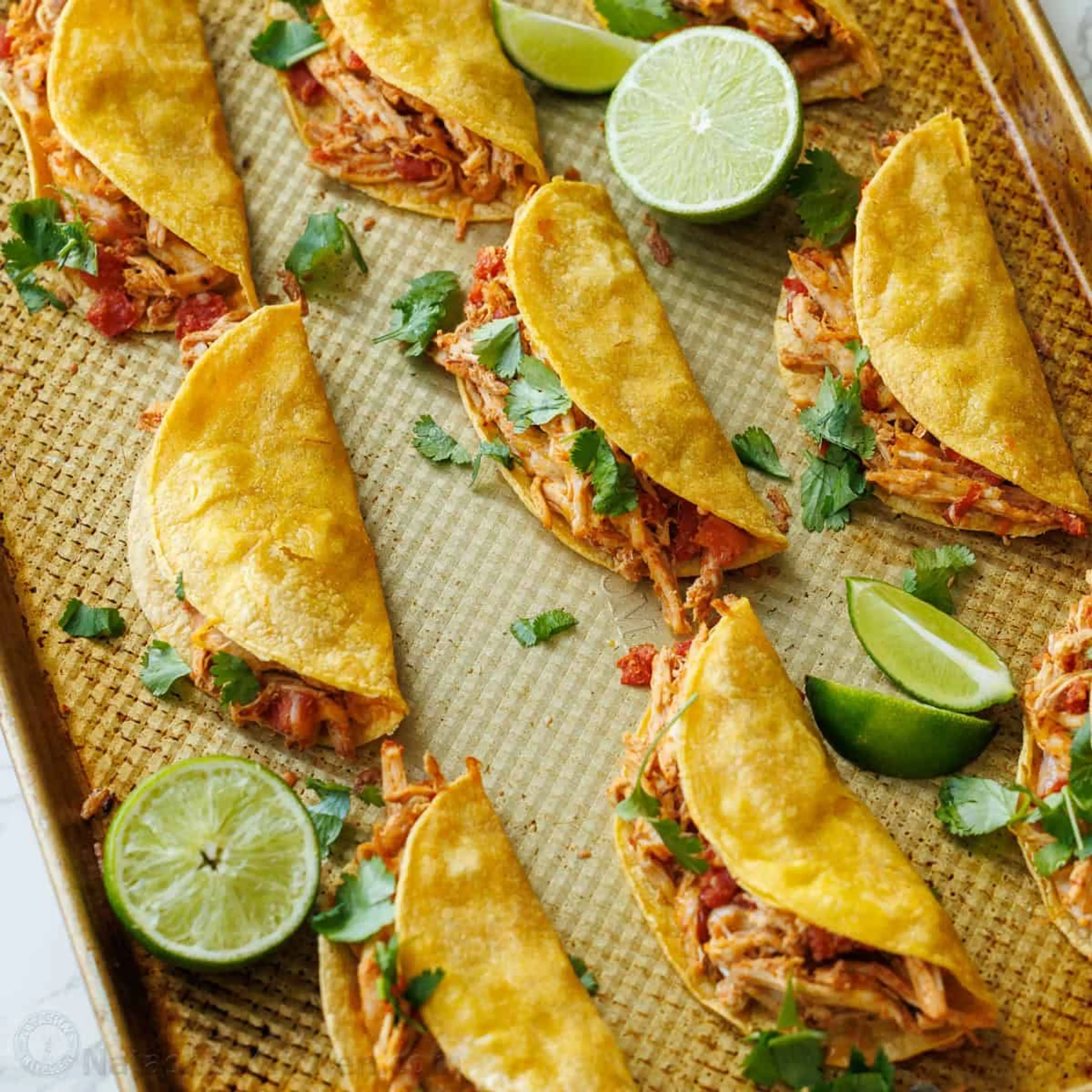 Baked Chicken (or Beef) Tacos