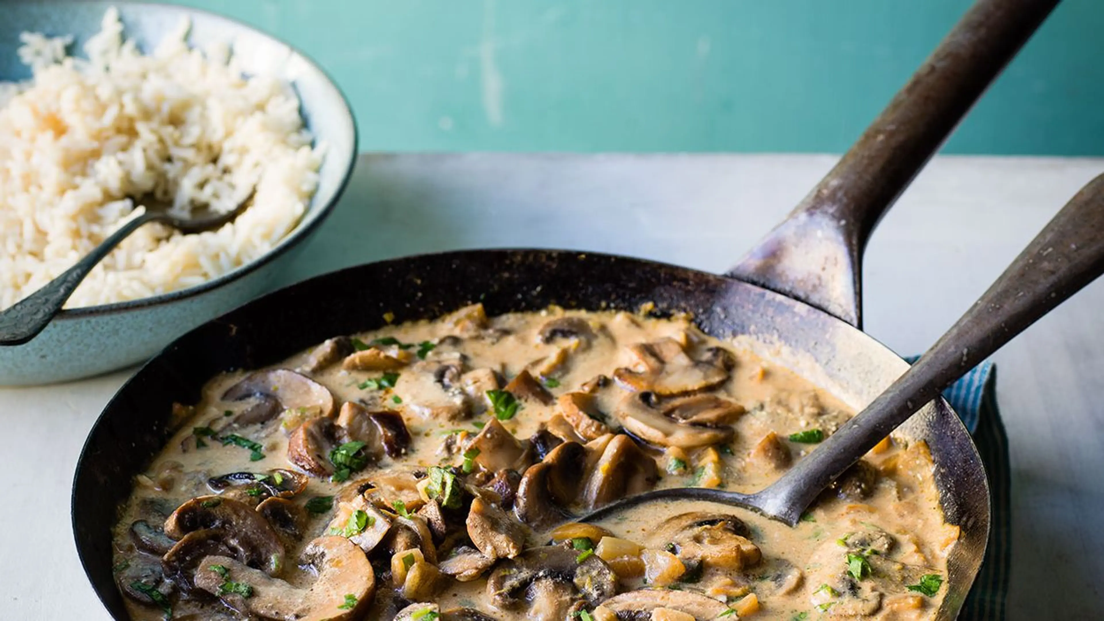 Mushroom stroganoff