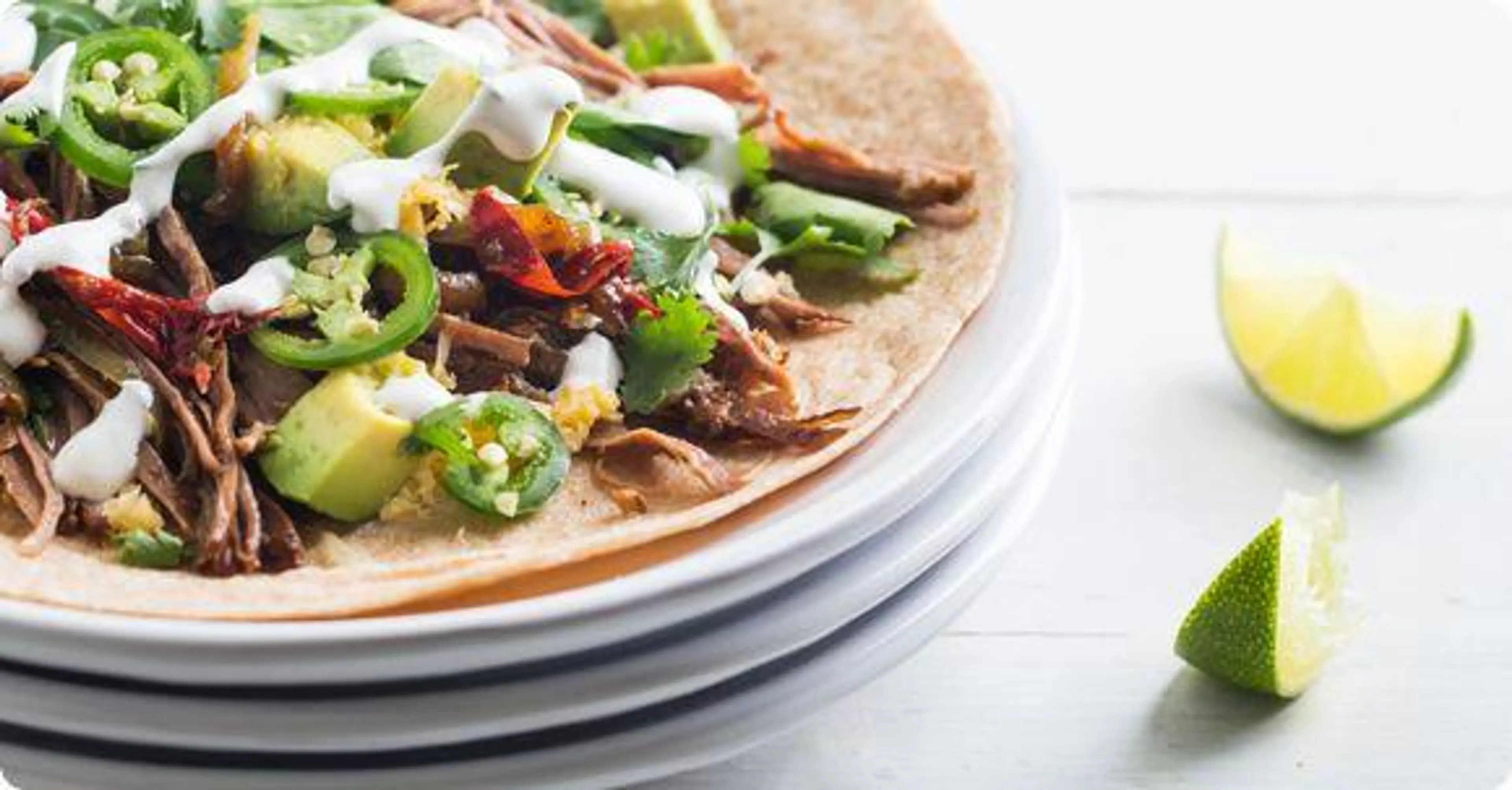 Slow Cooker Flank Steak Fajitas