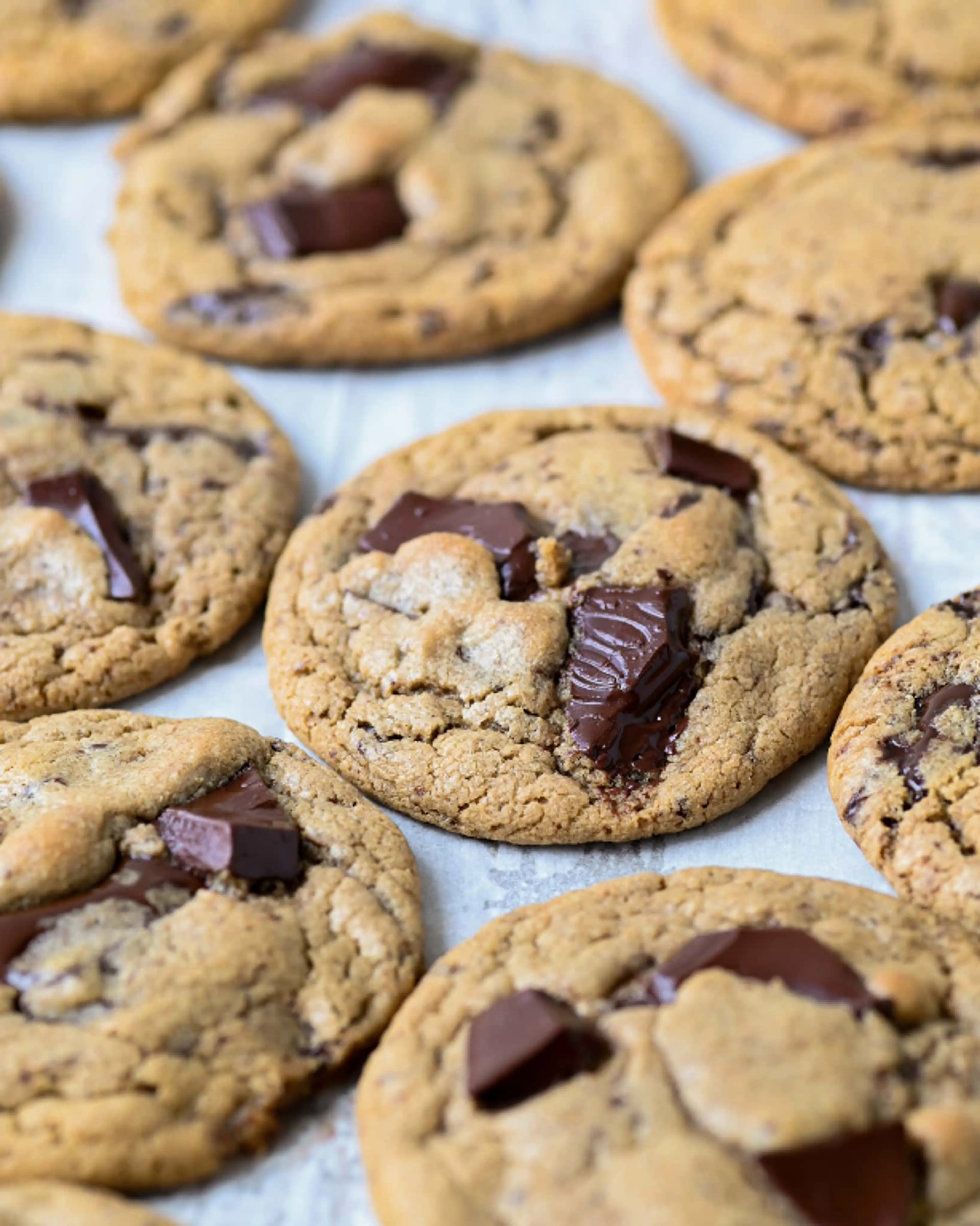 Oat Flour Chocolate Chip Cookies