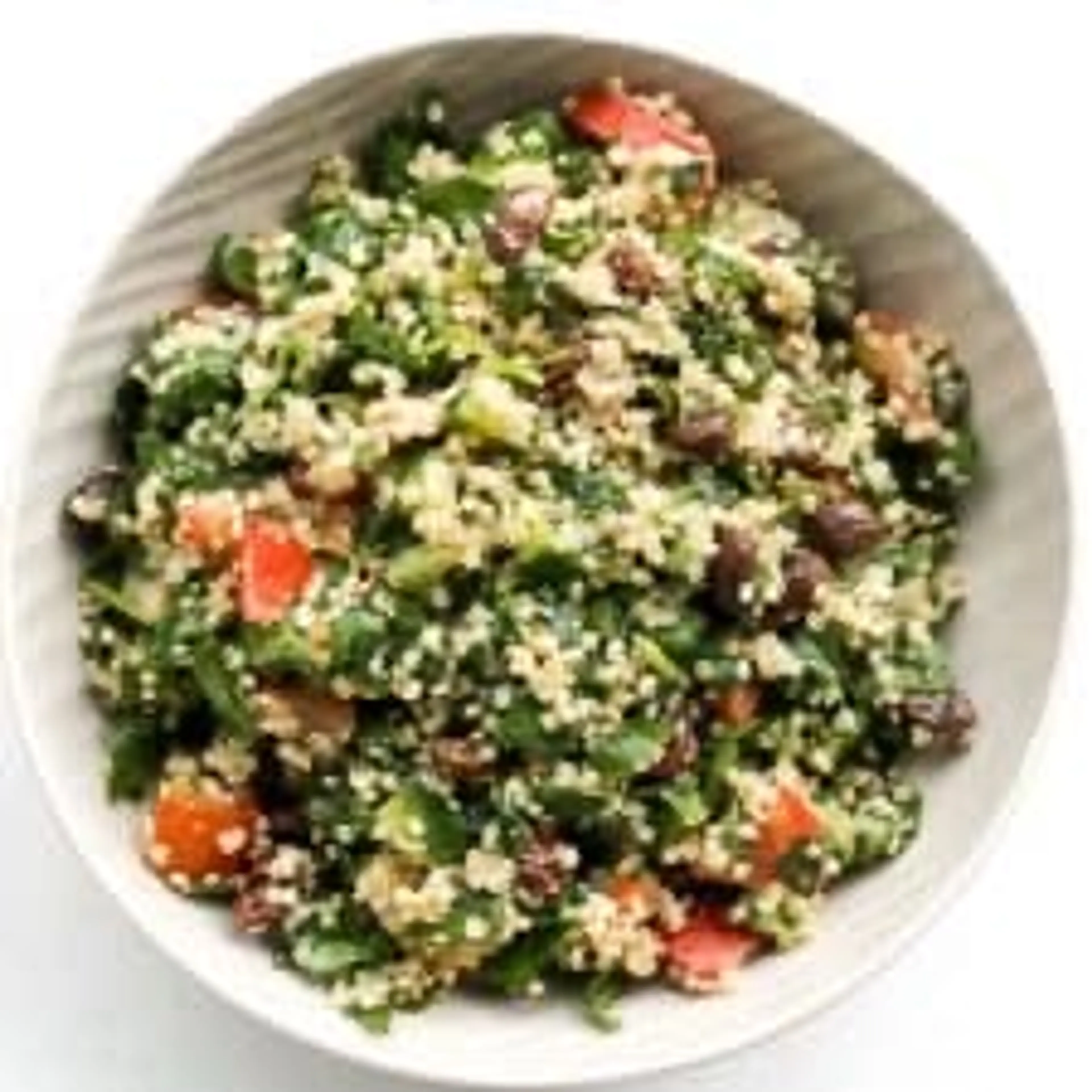 Quinoa Spinach Power Salad with Lemon Vinaigrette