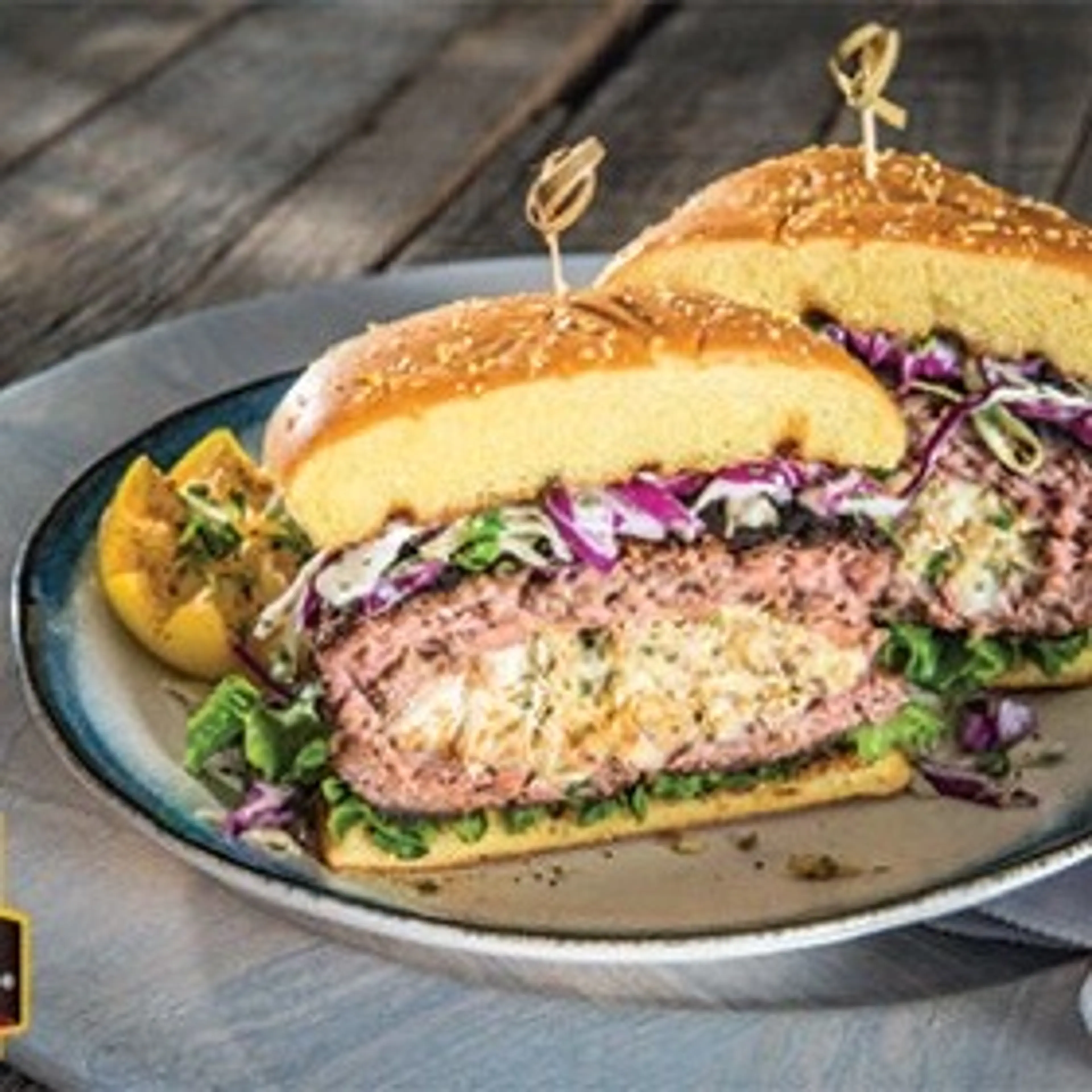 Chesapeake Bay Crab-Stuffed Burger