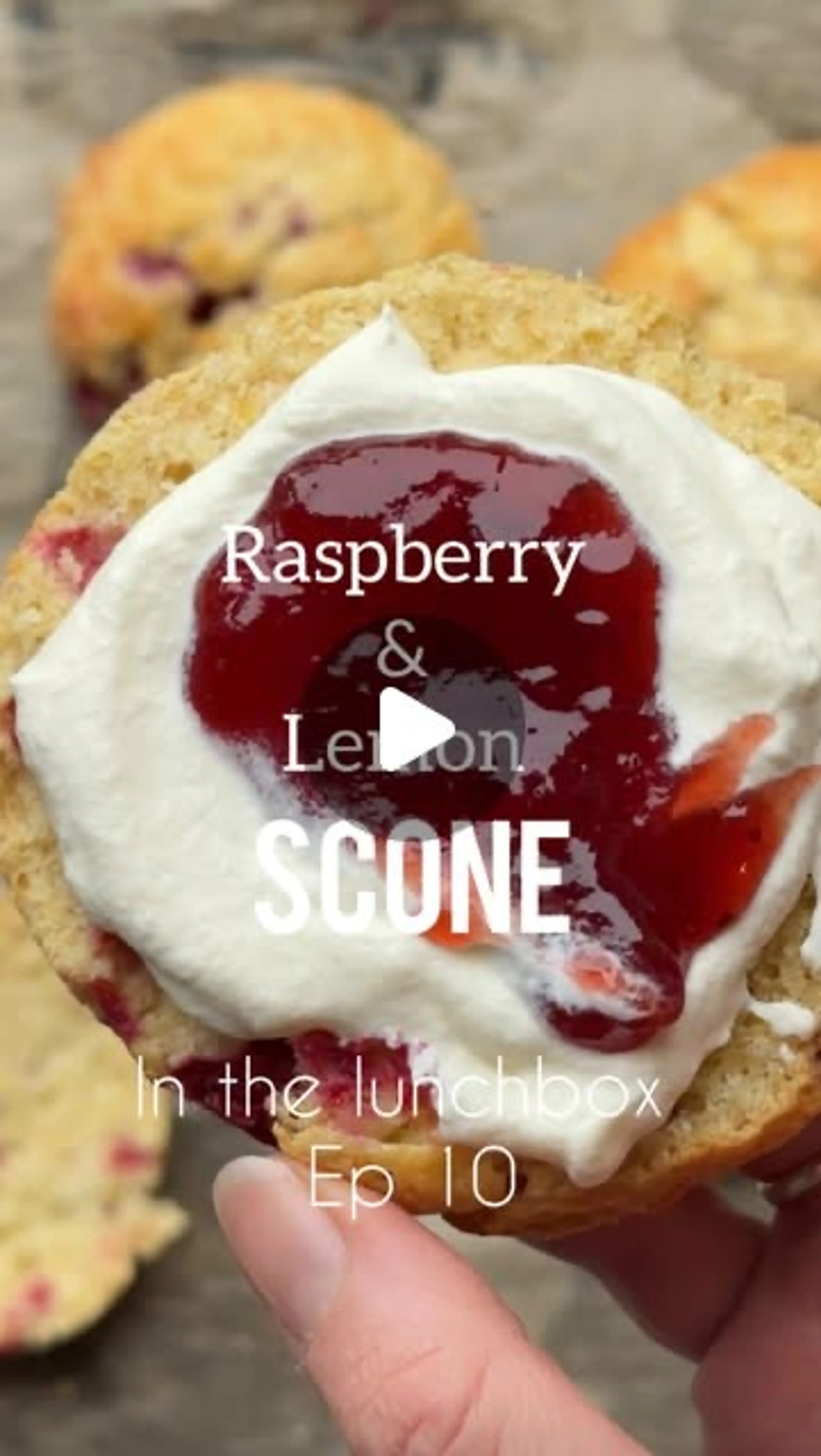 Raspberry Scone