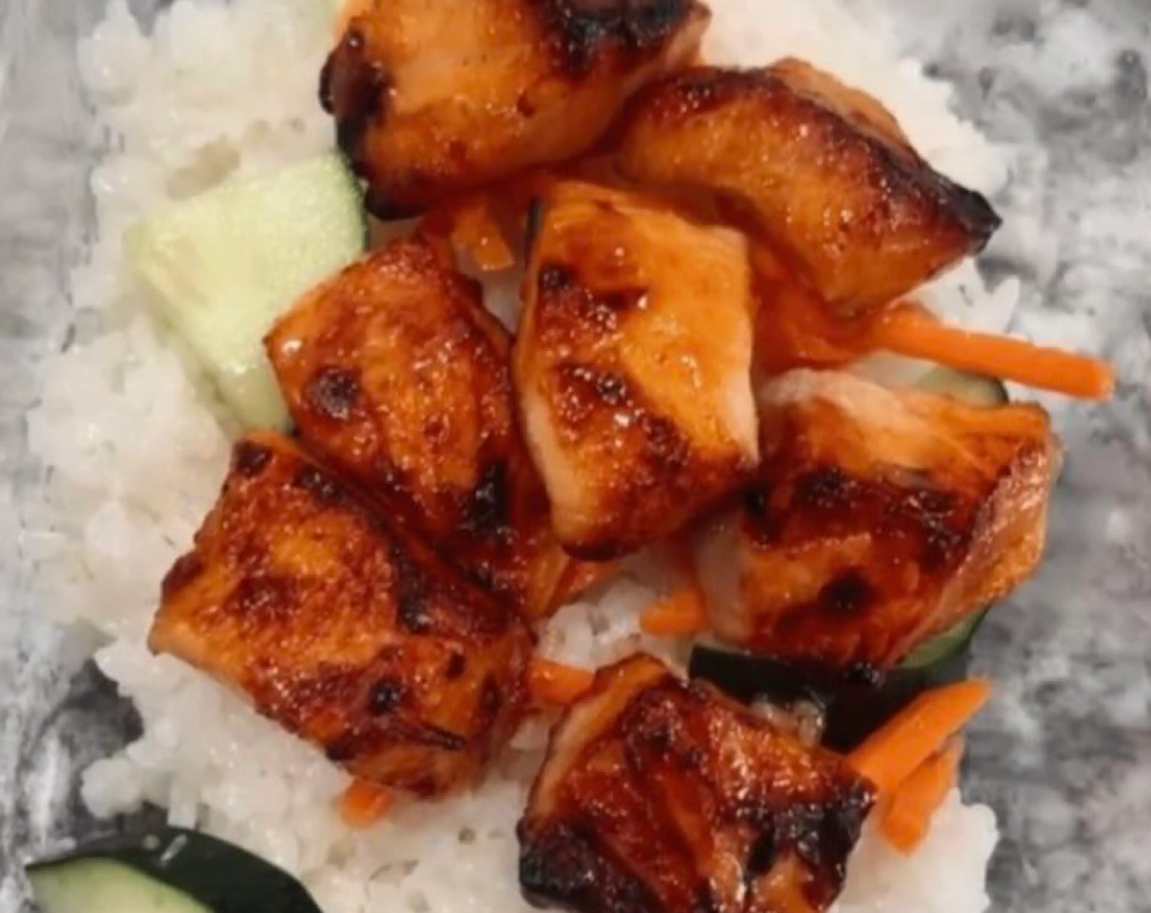 Salmon bites