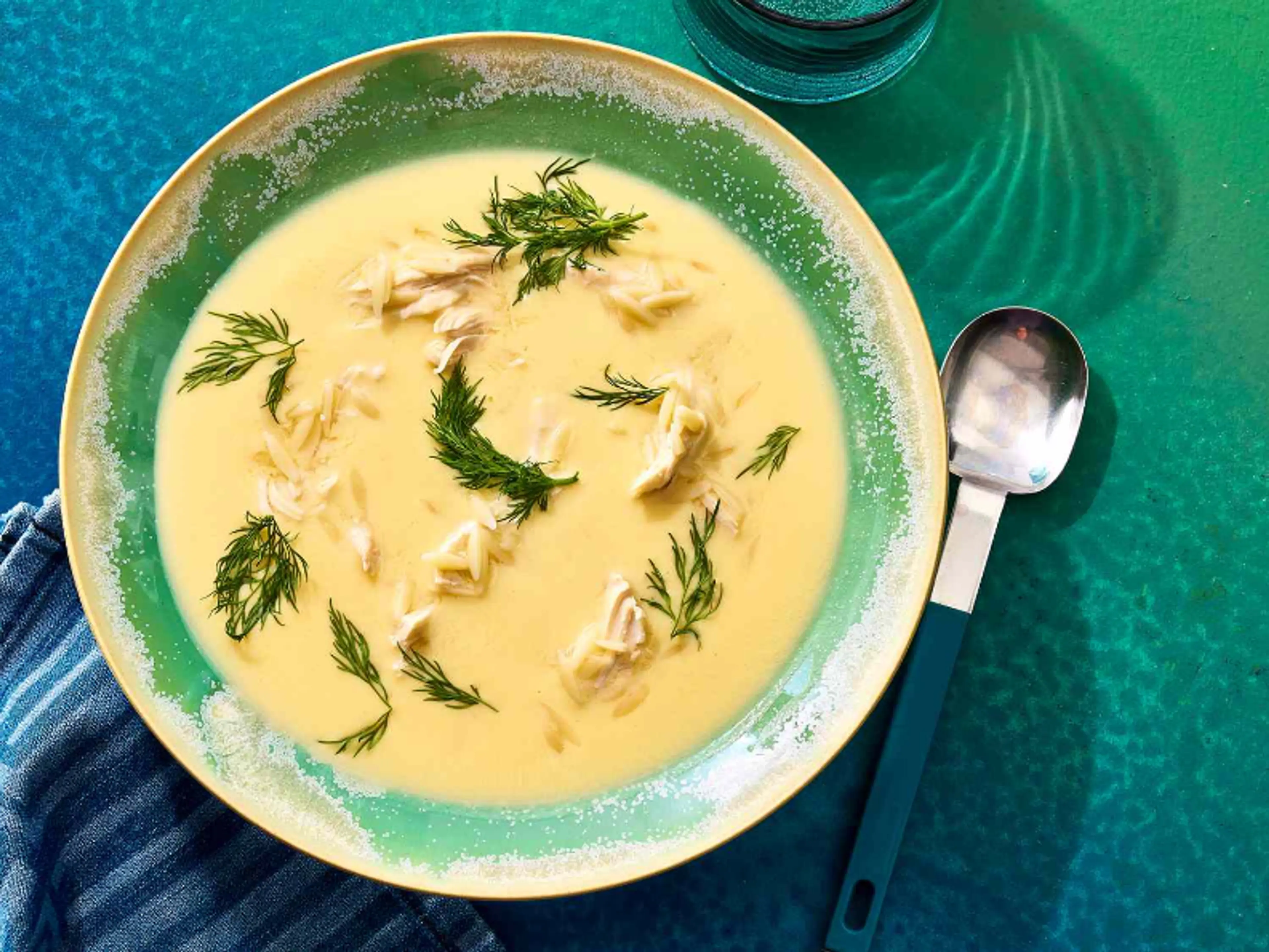 Avgolemono Soup (Greek Lemon-Egg Chicken Soup)