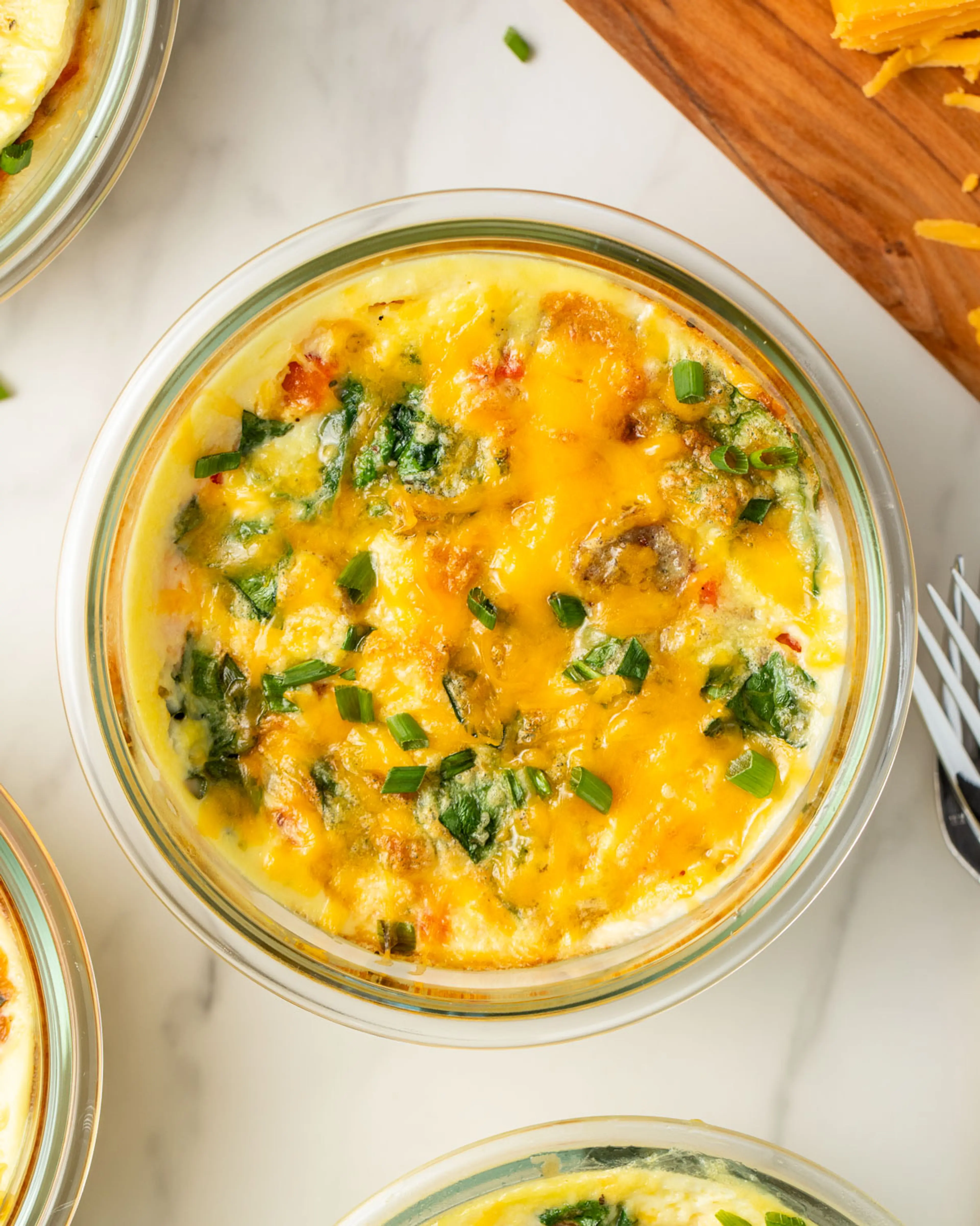 High Protein Baked Egg Bowls