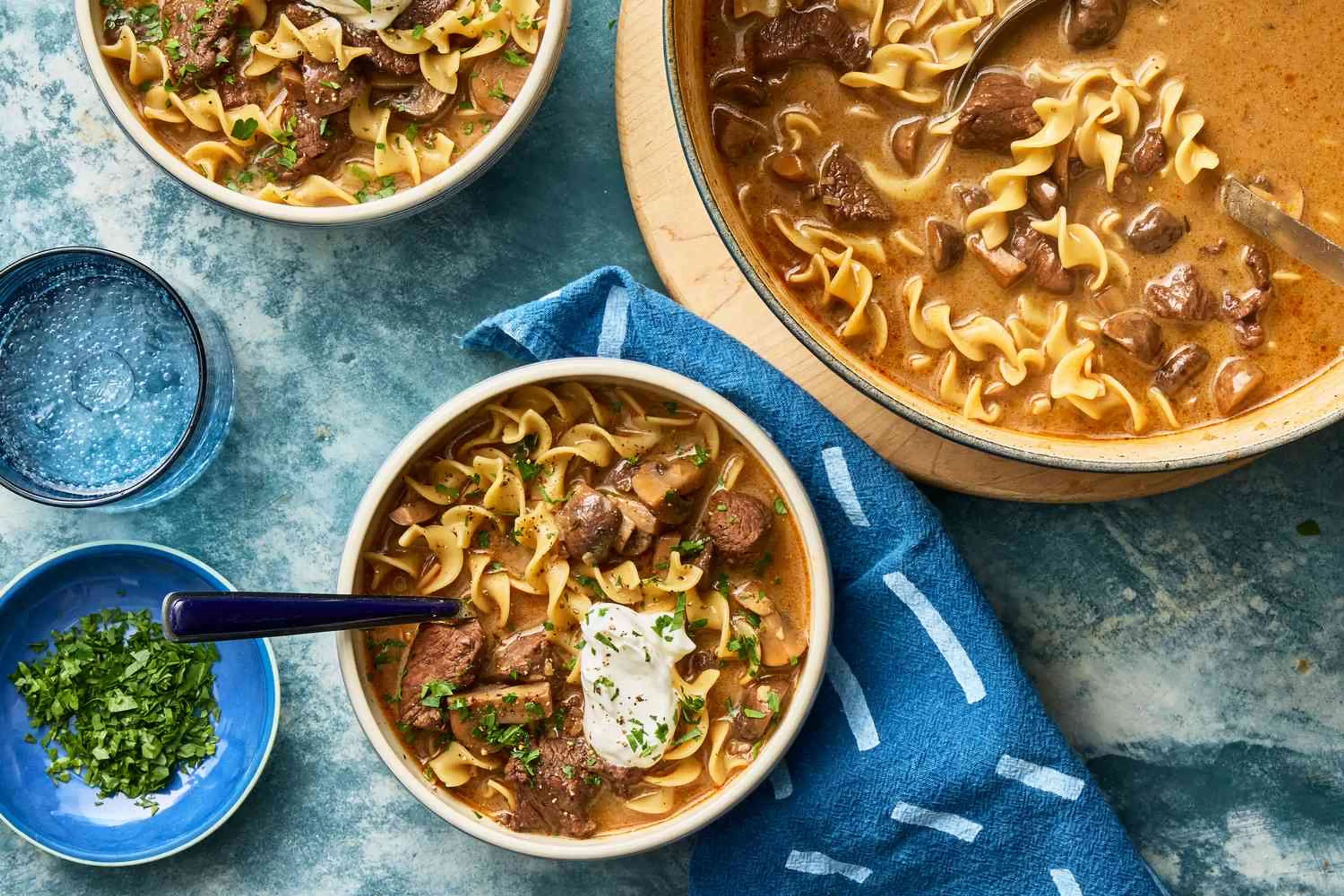 Beef Stroganoff Soup