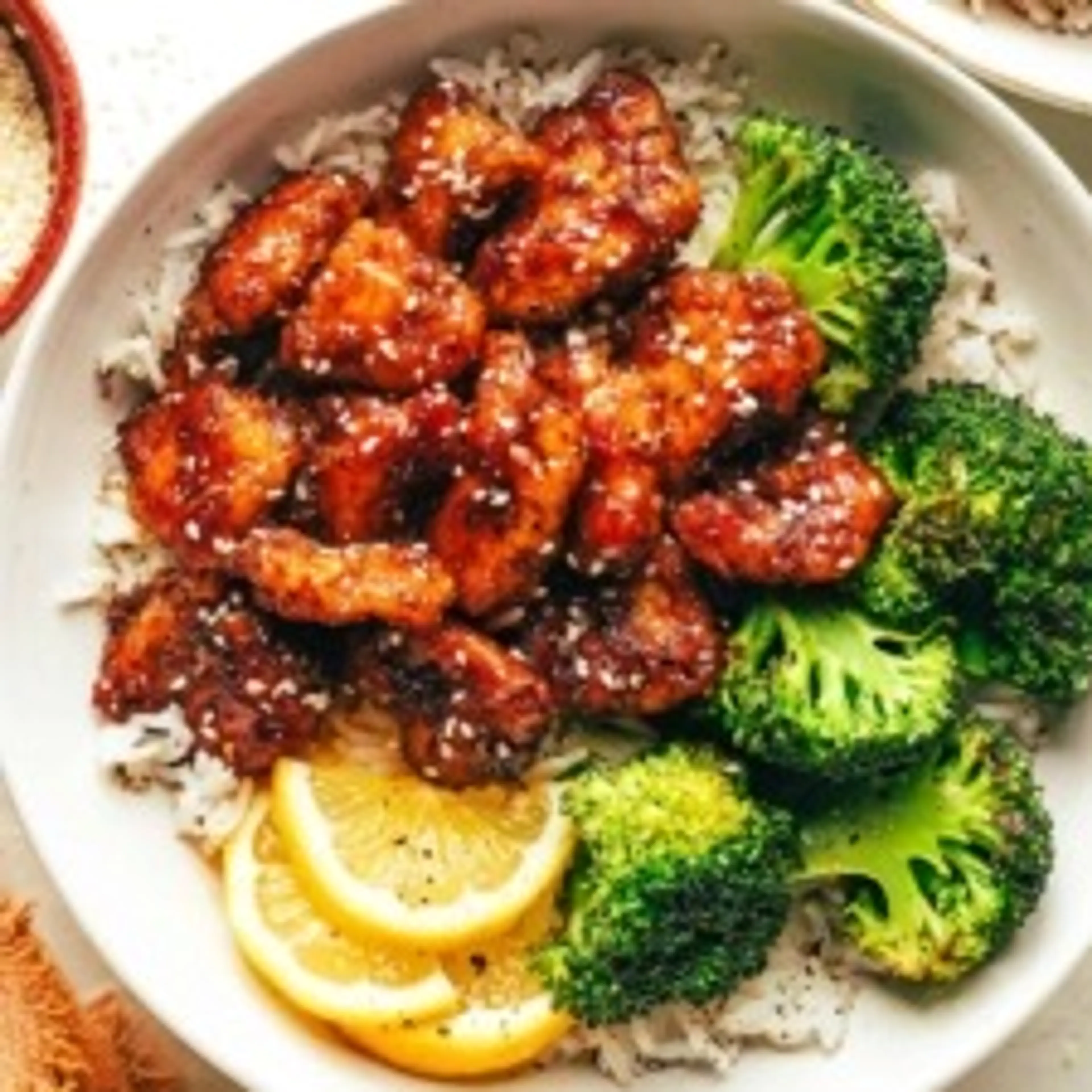 Sticky Honey Lemon Chicken