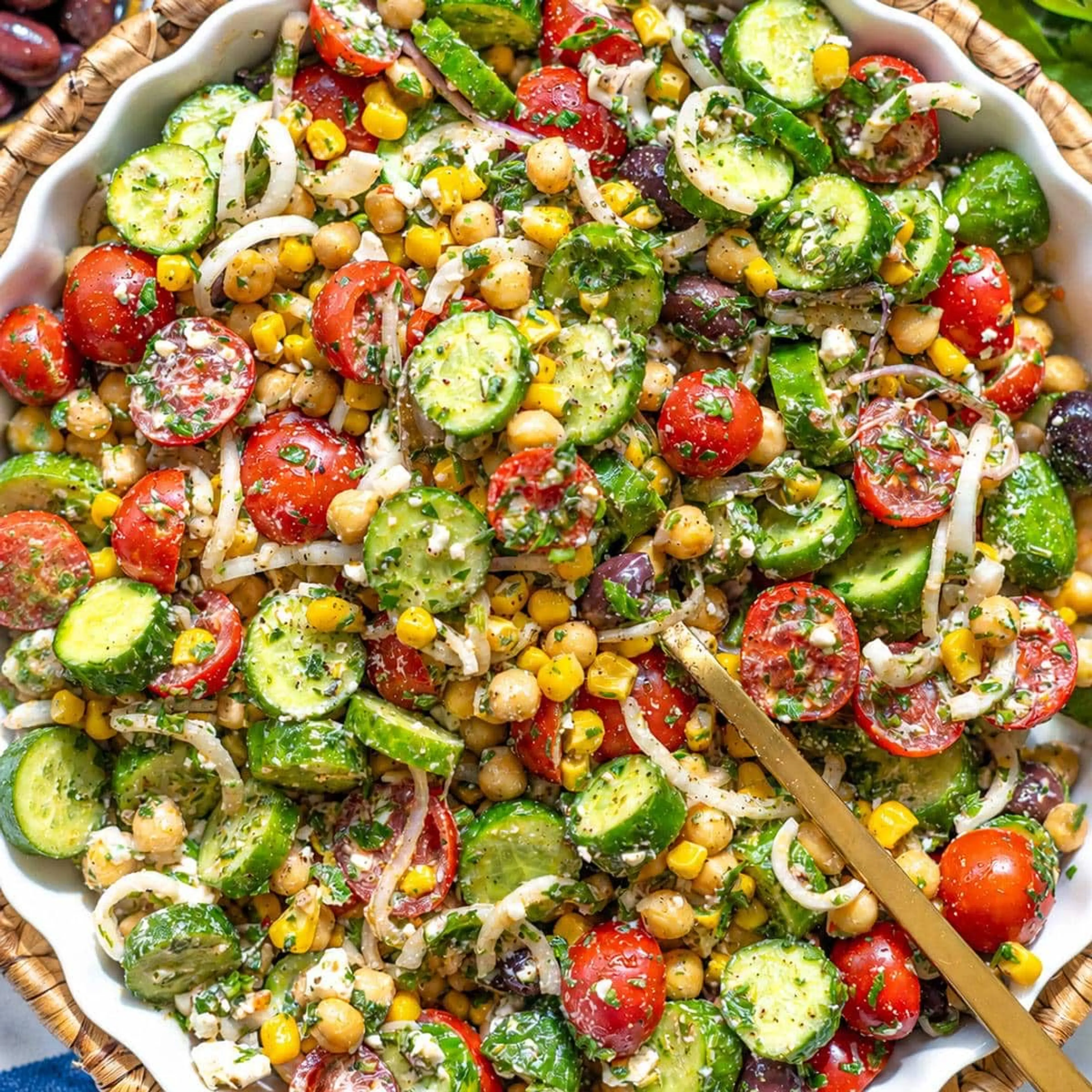 Chimichurri Chickpea Salad