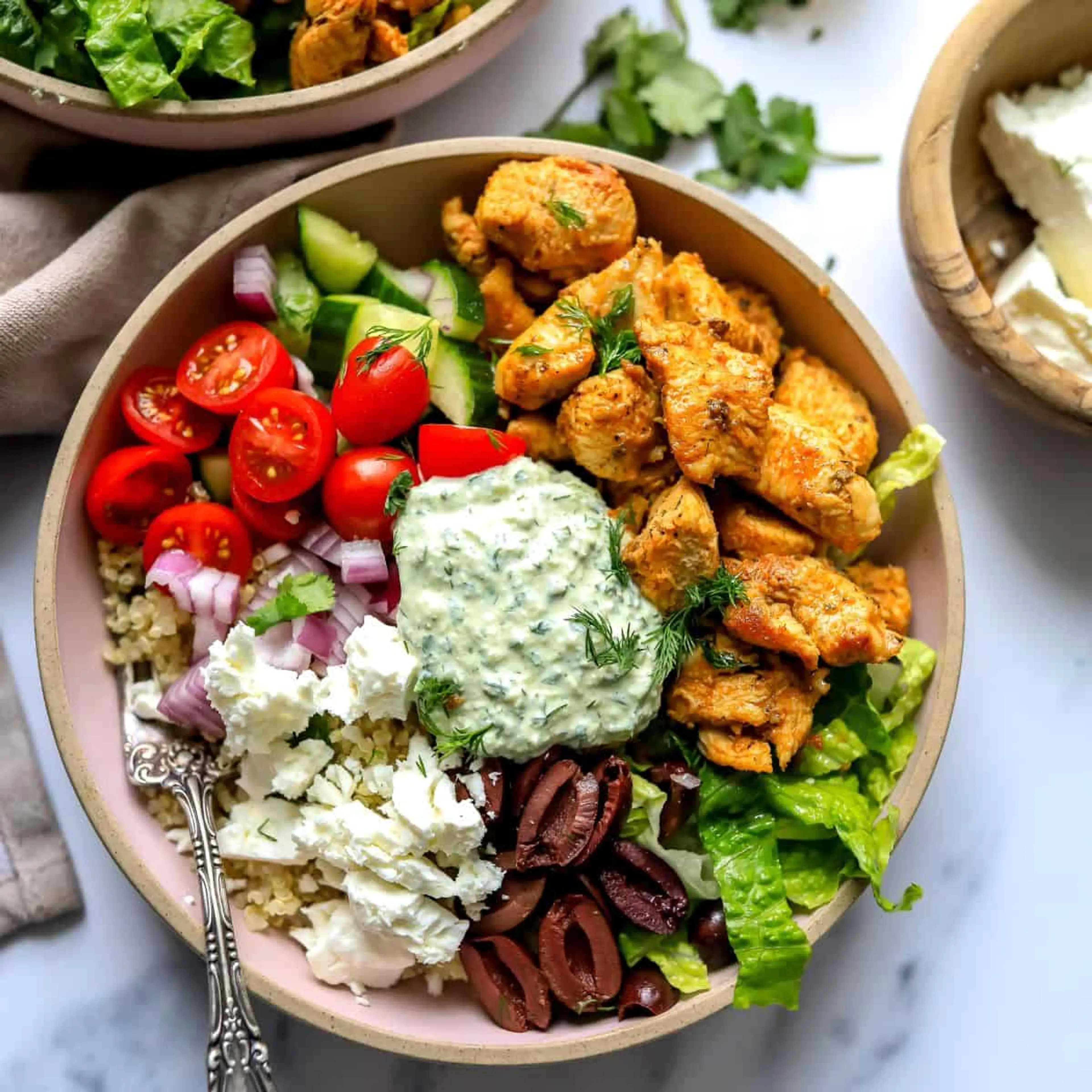 Chicken Gyro Bowls
