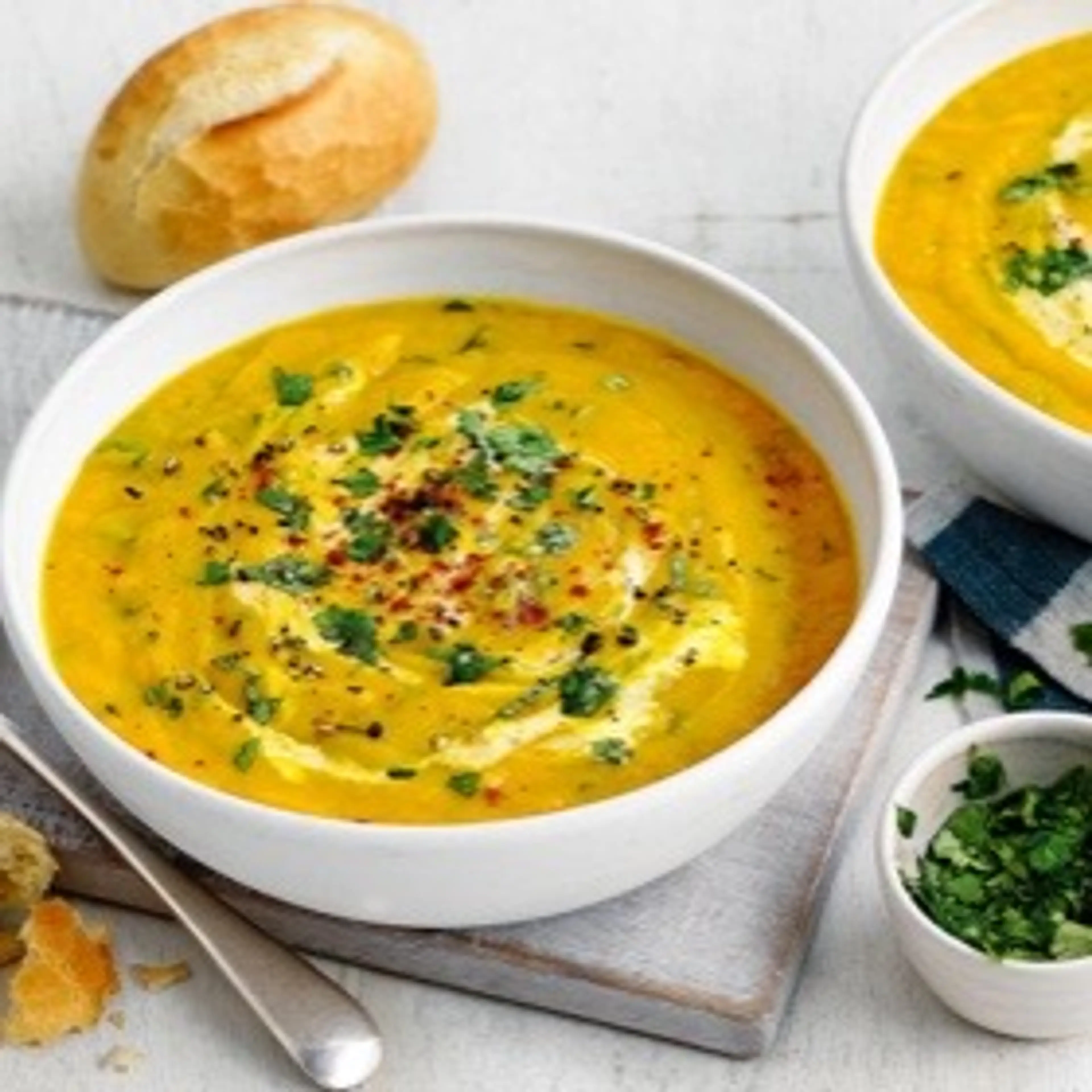 Ben's Mum's 'Warming' Carrot and Coriander Soup