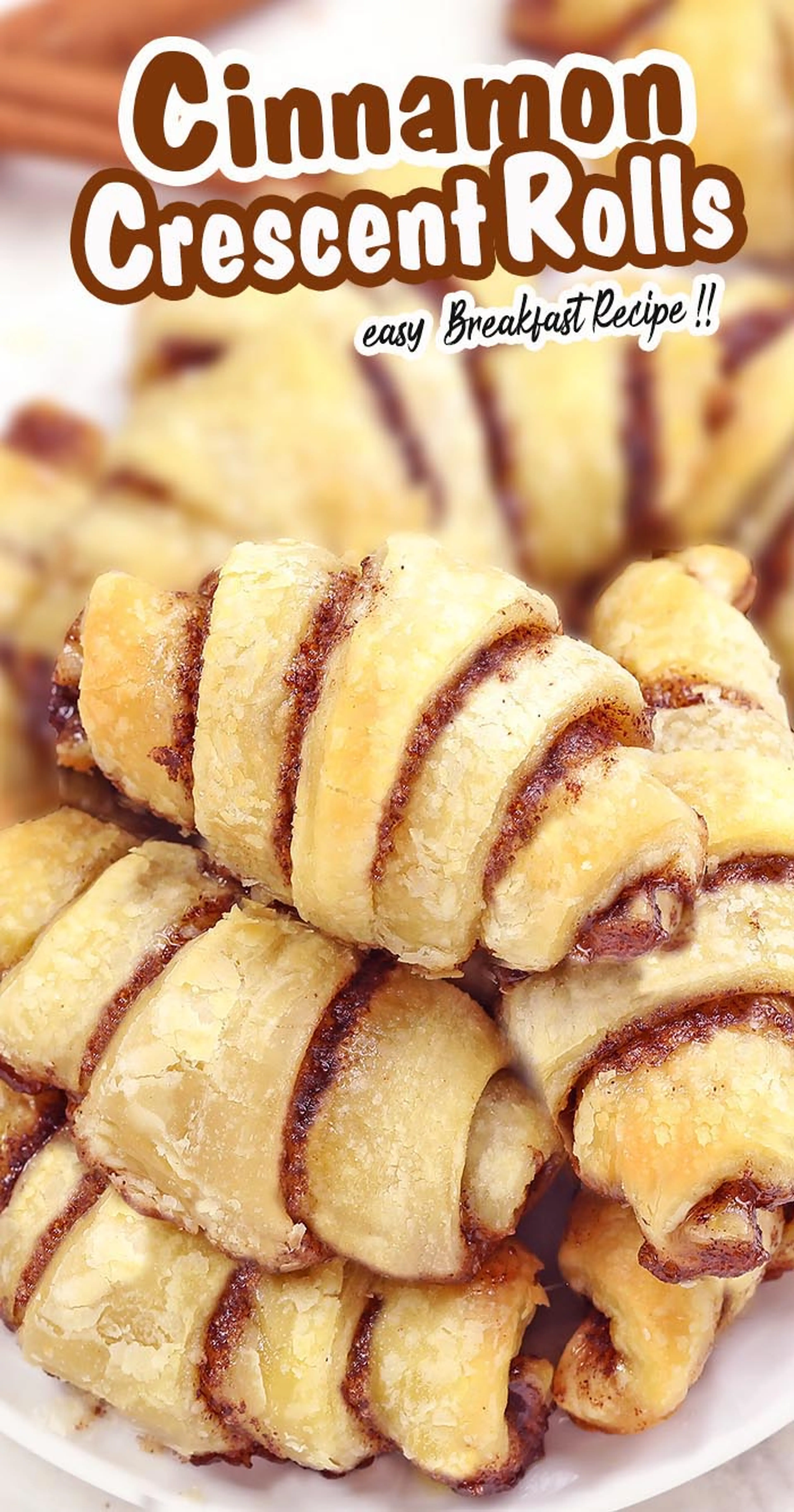 Mini Cinnamon Crescent Rolls