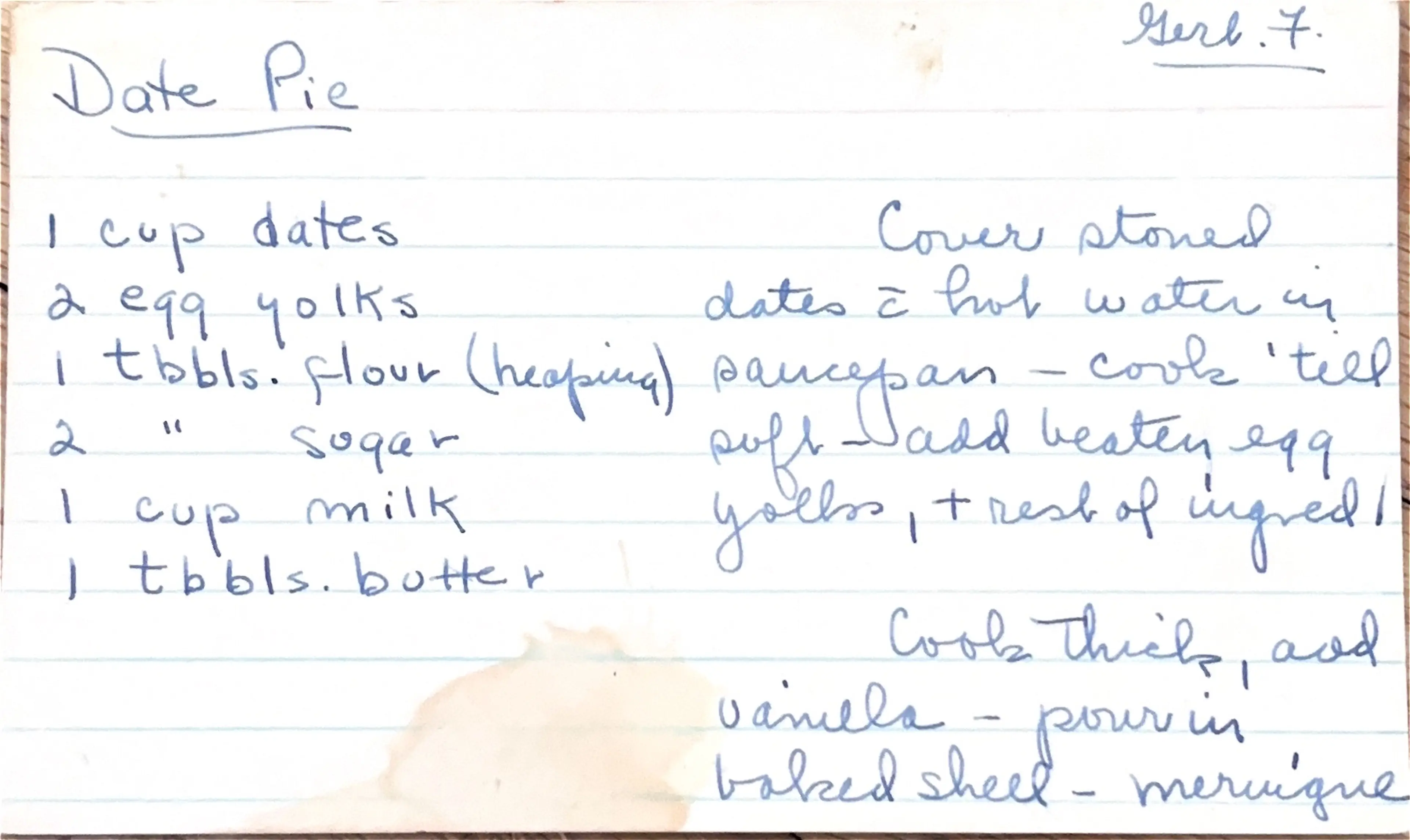 Date Pie