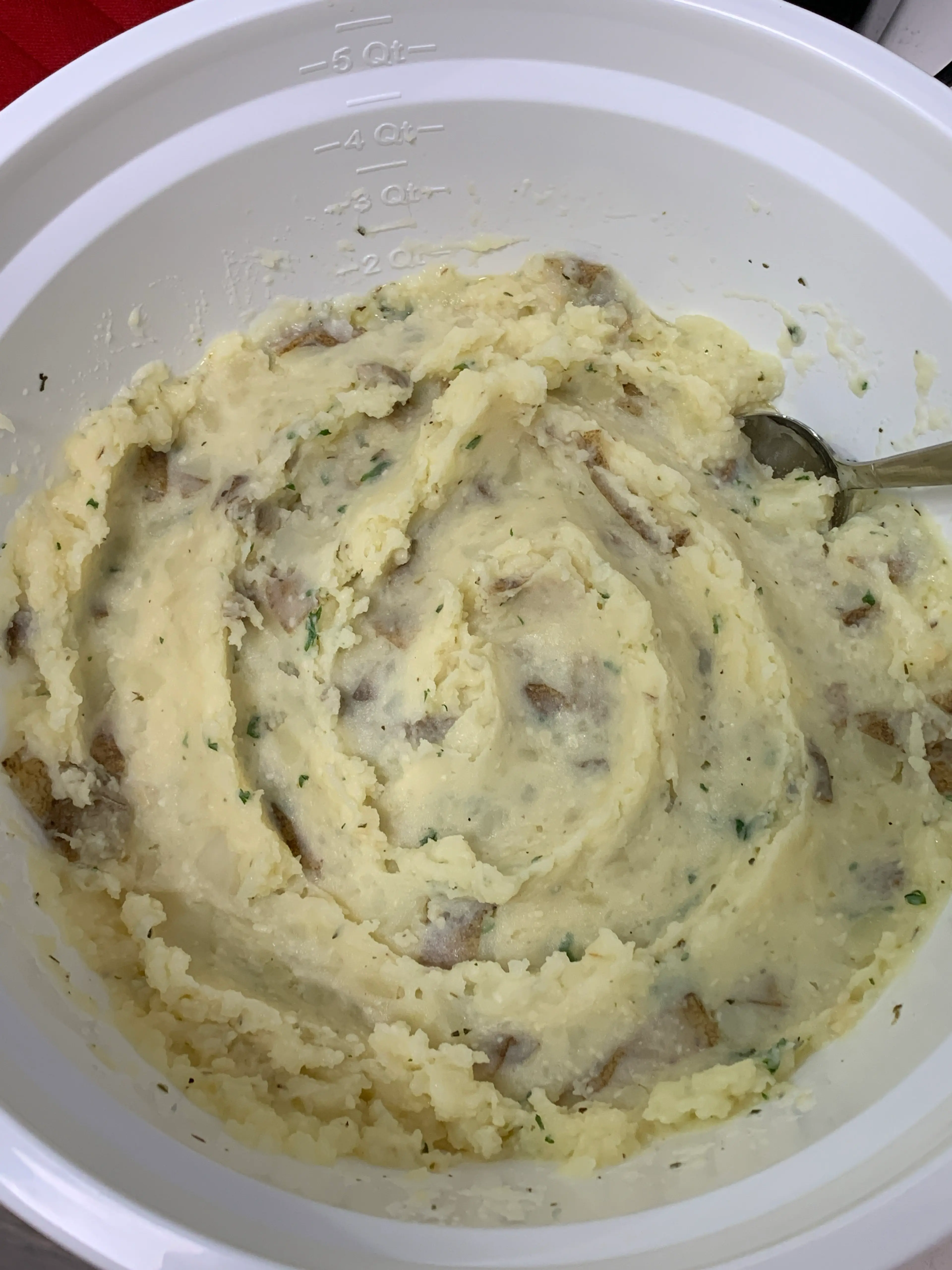 Garlic Herb Mashed Potatoes
