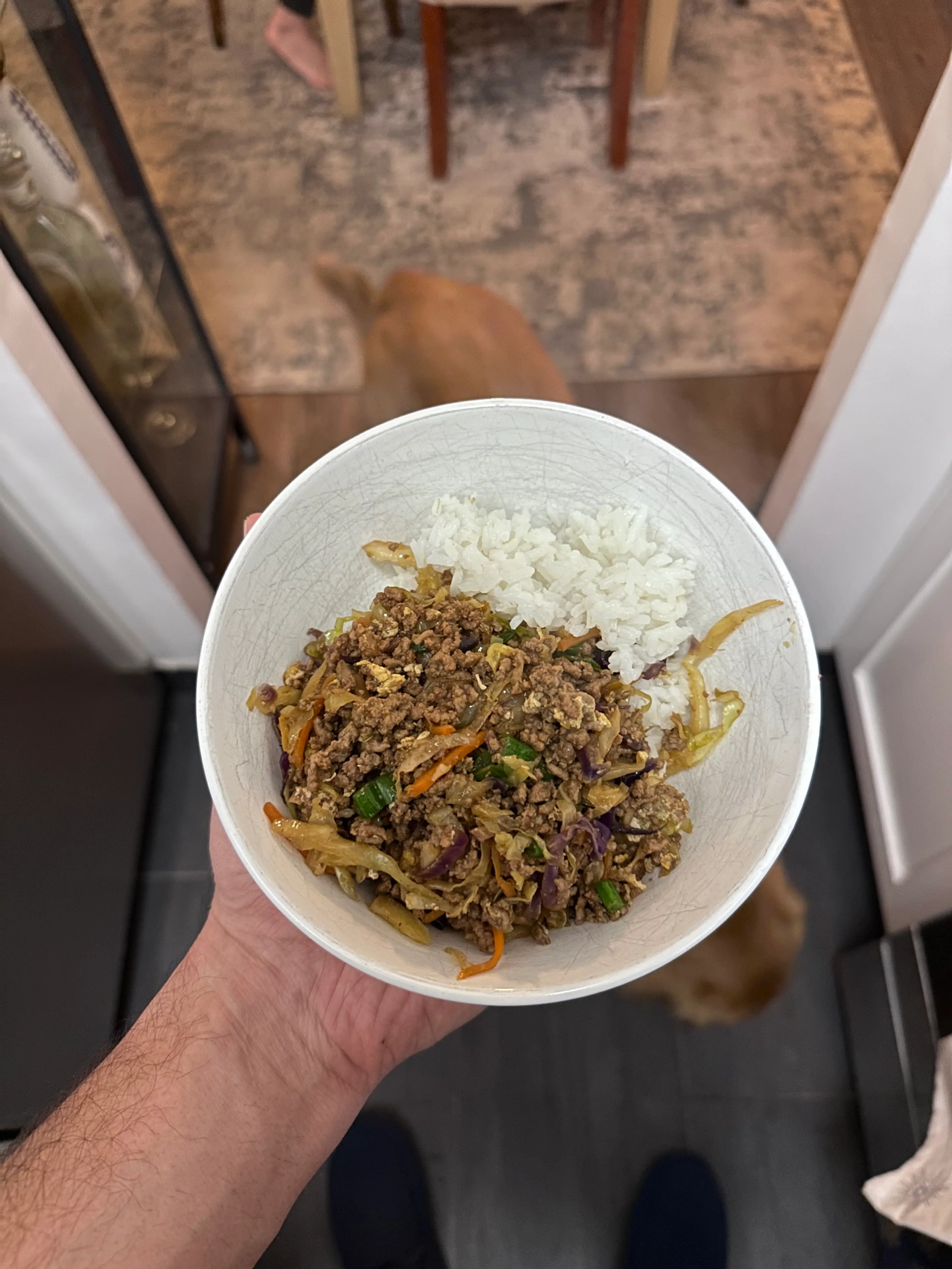 Egg roll In A bowl