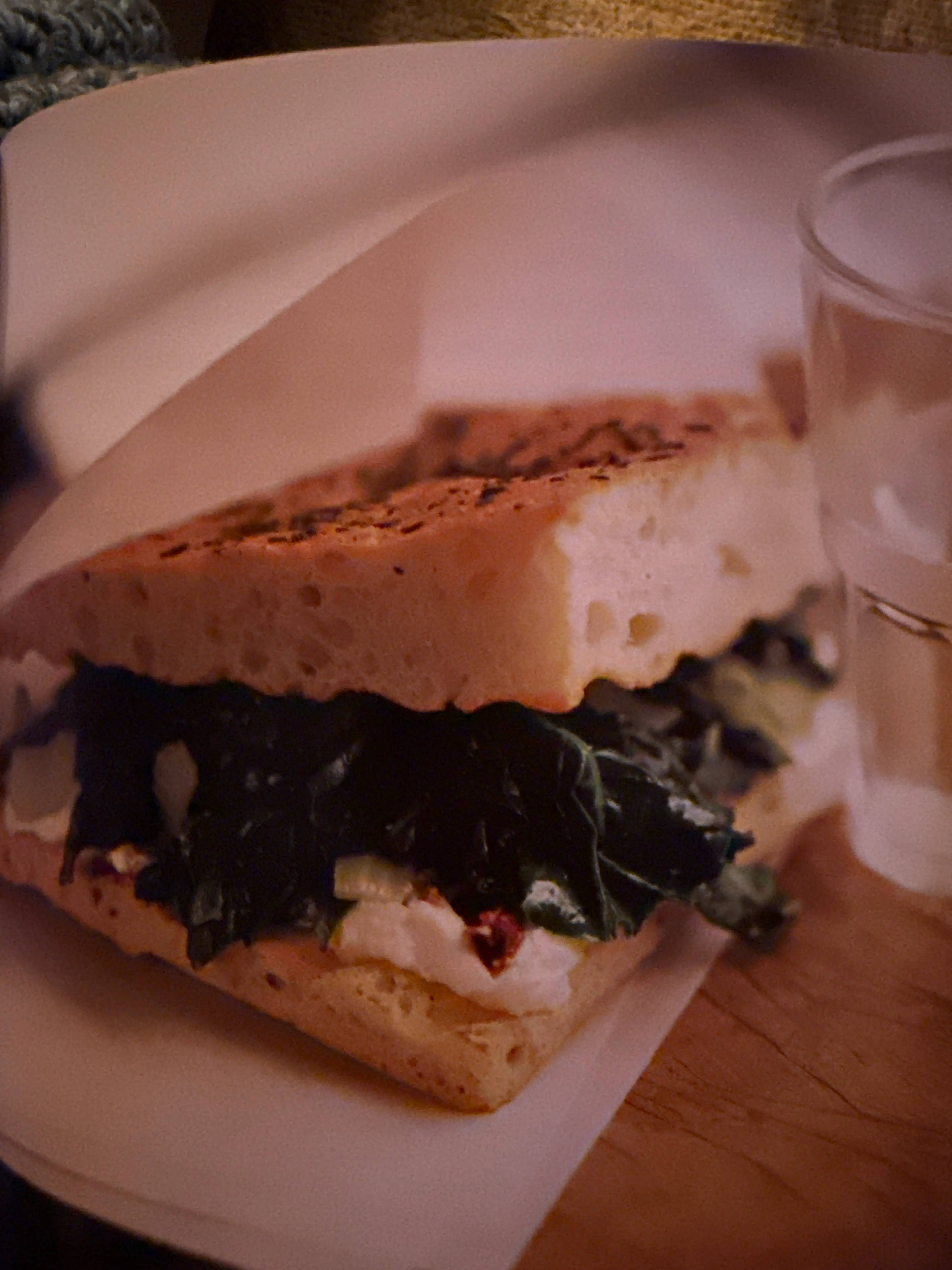 Rosemary Focaccia with Ricotta and Swiss Chard
