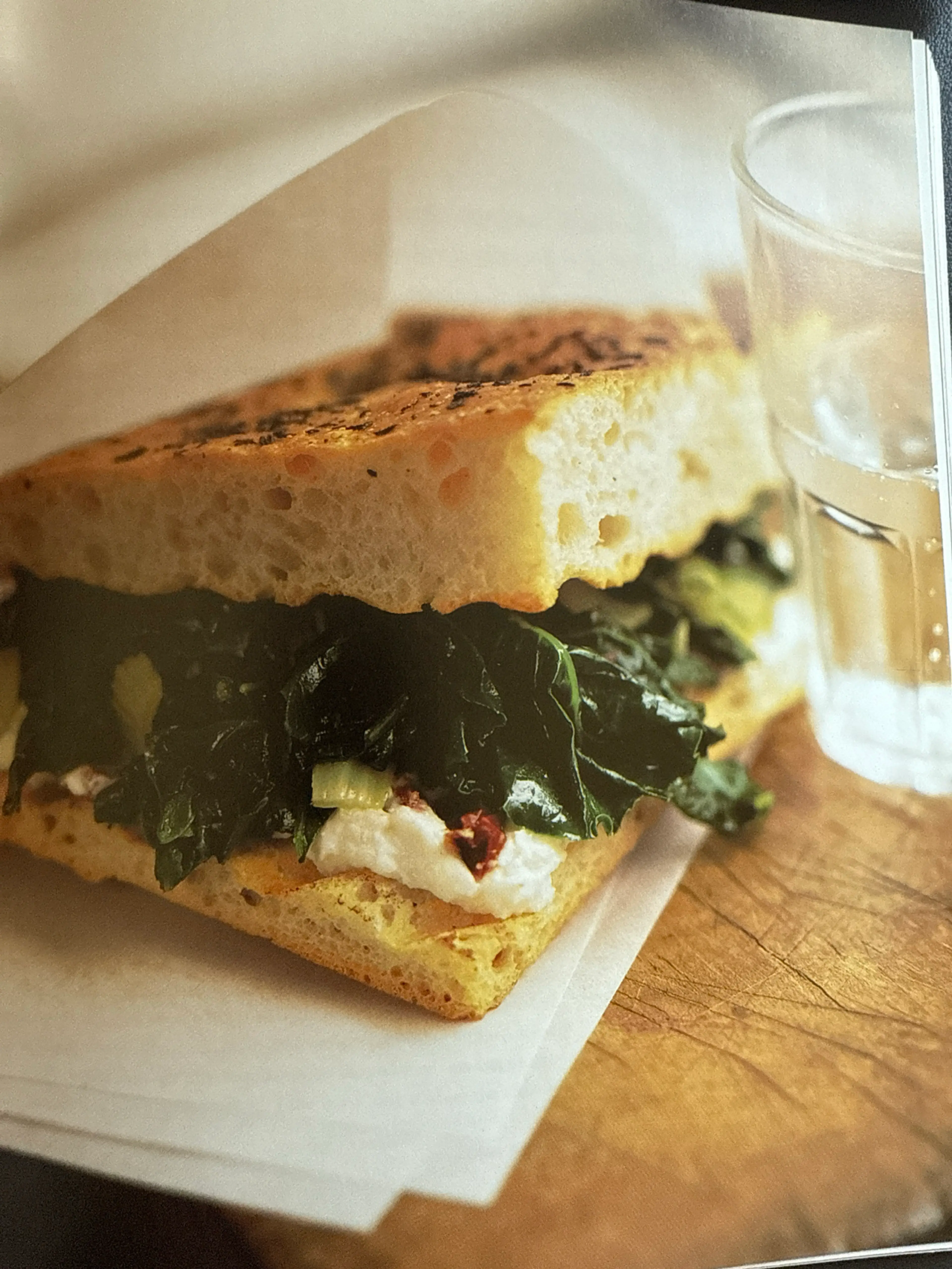 Rosemary Focaccia with Ricotta and Swiss Chard