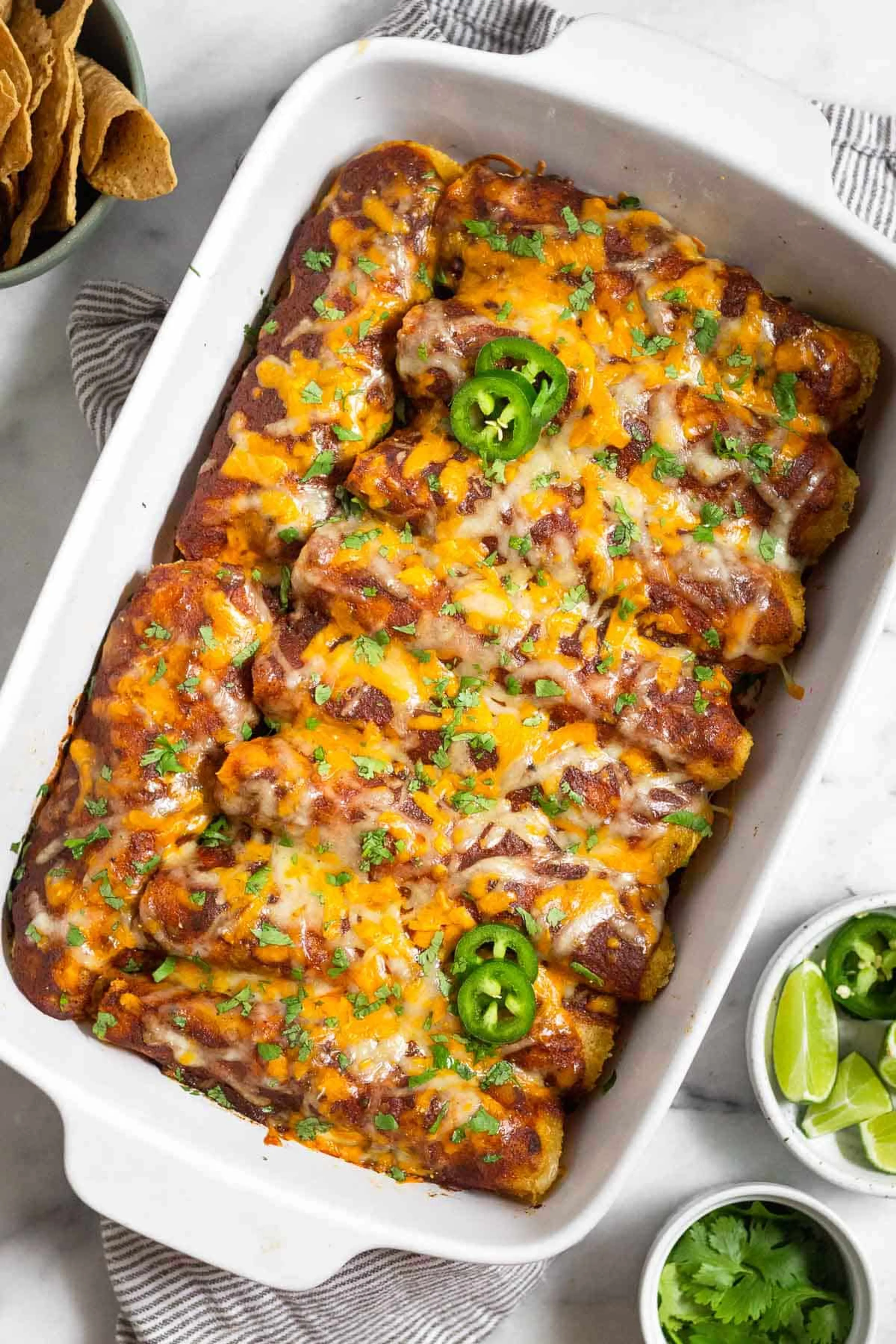 Healthy Chicken Enchiladas