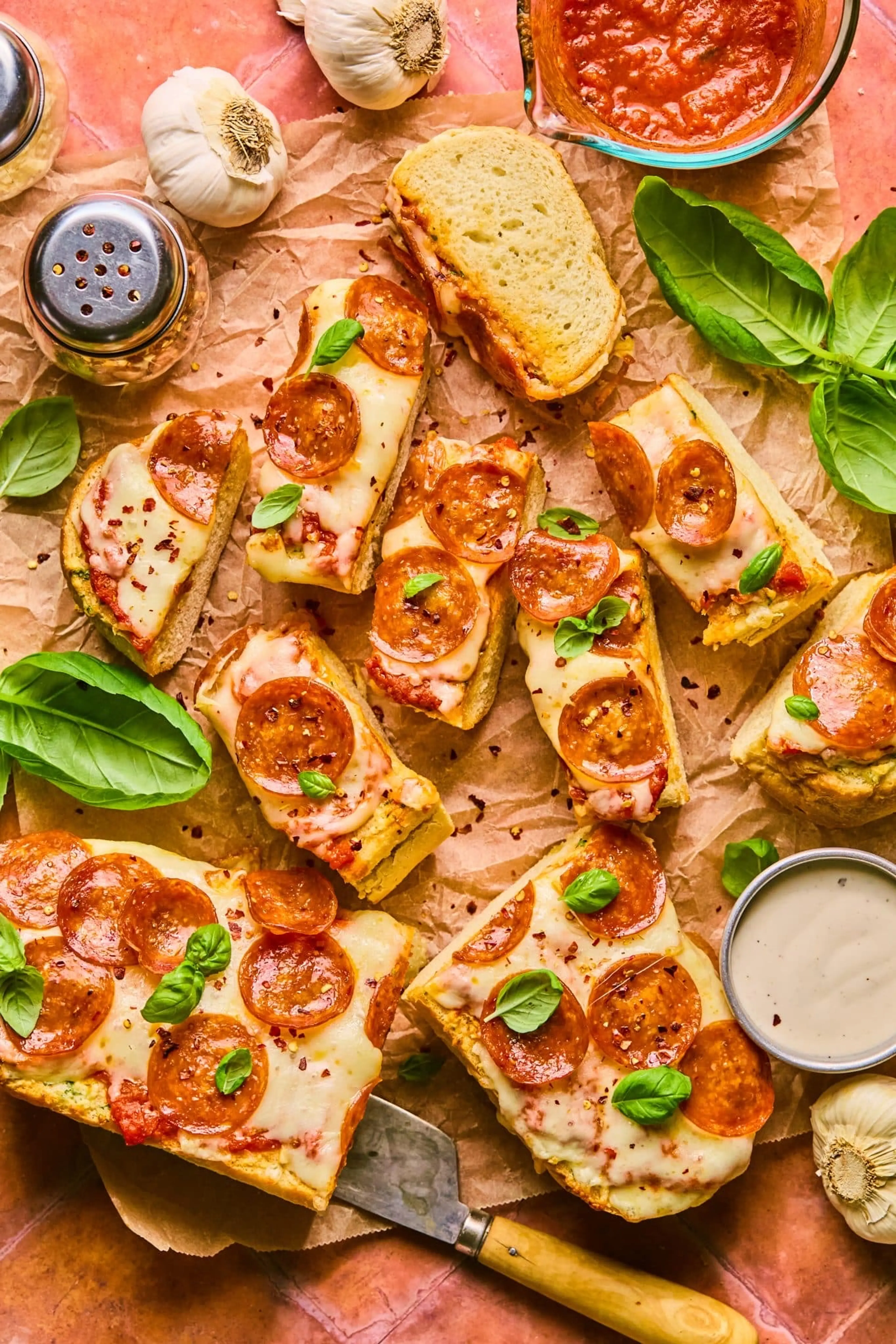 Garlic Bread Pizza
