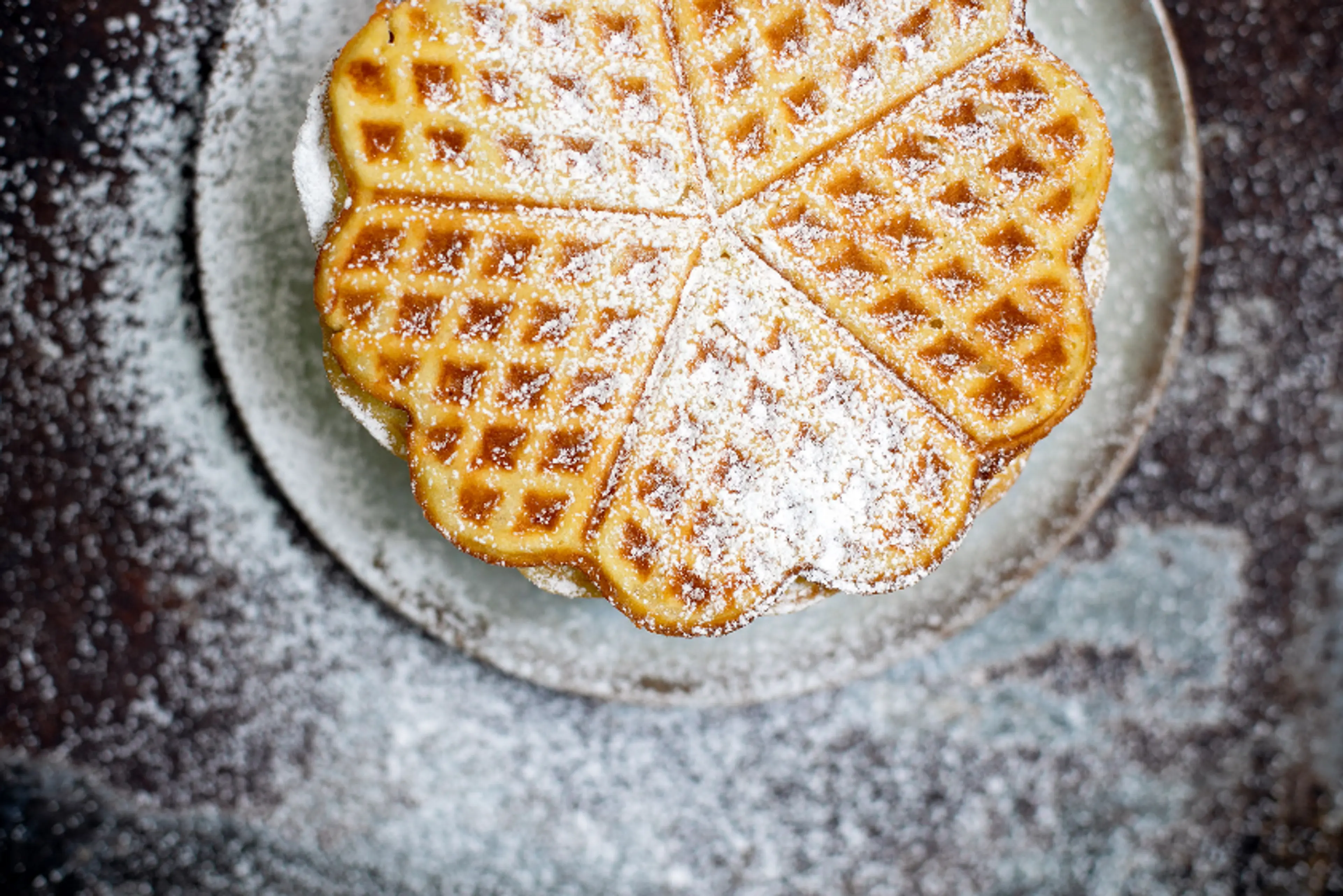 Perfekt knusprige Waffeln