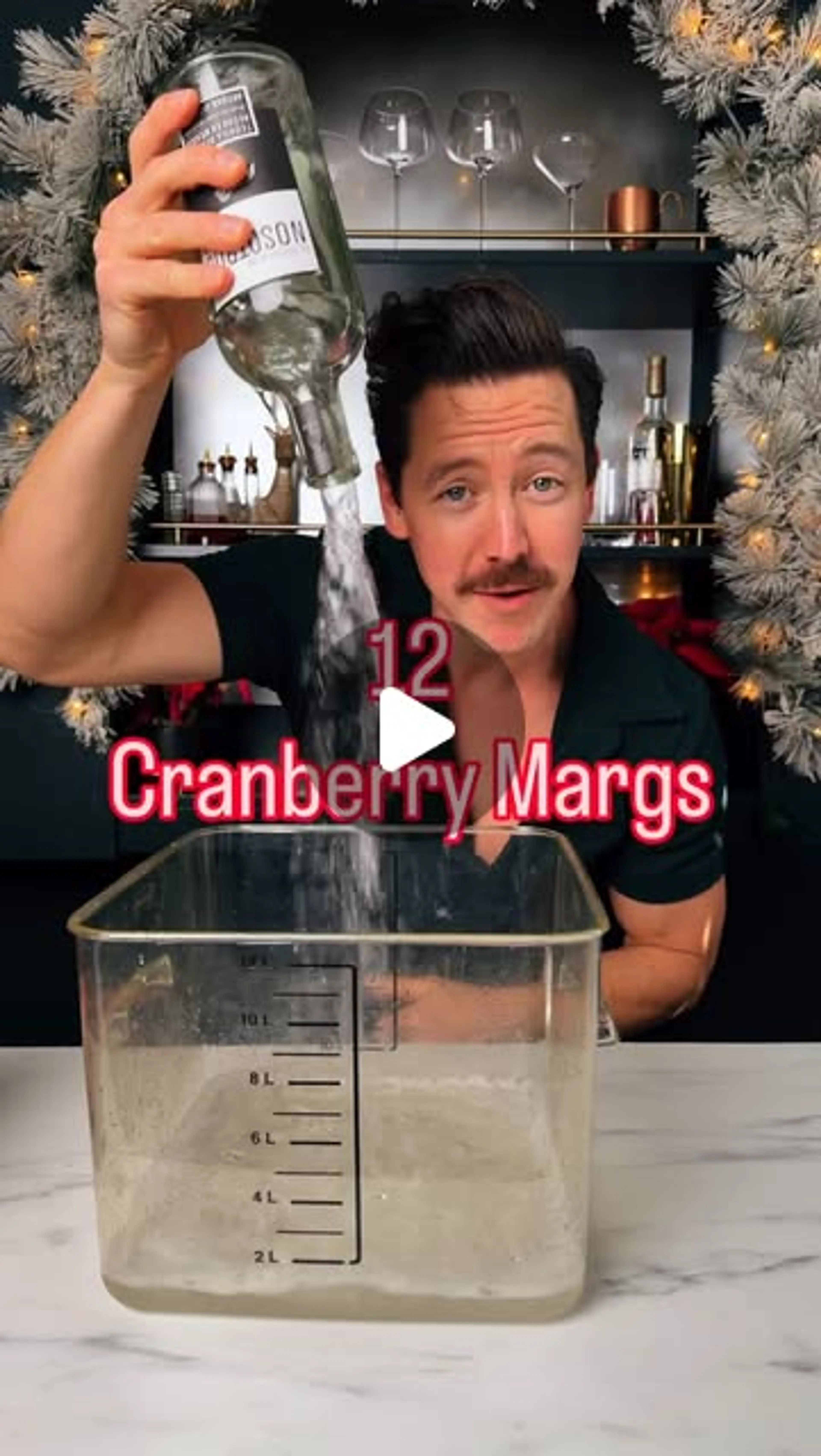 How to Batch 12 Spiced Cranberry Margaritas with One Bottle