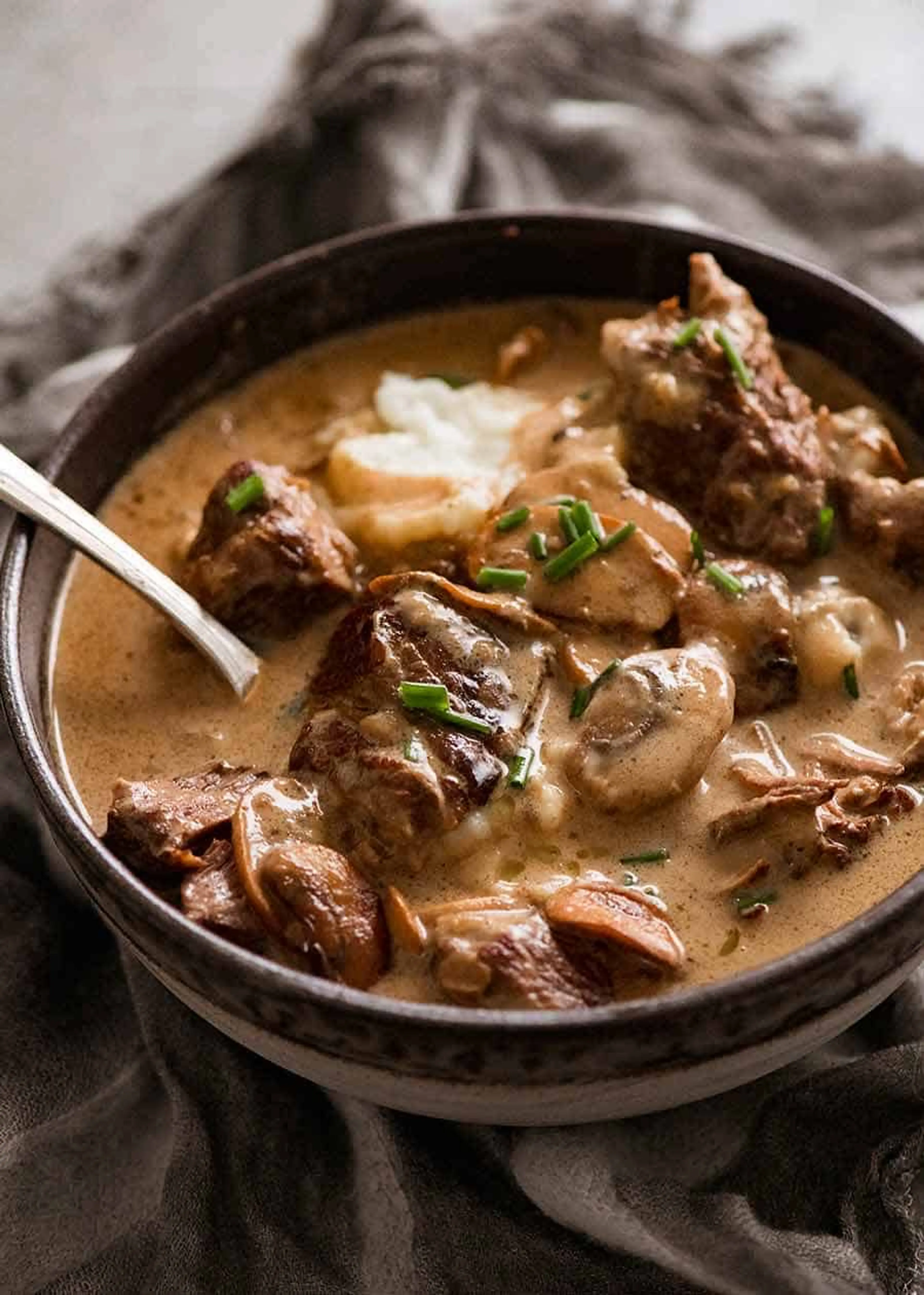 Slow-Cooker Beef Stroganoff