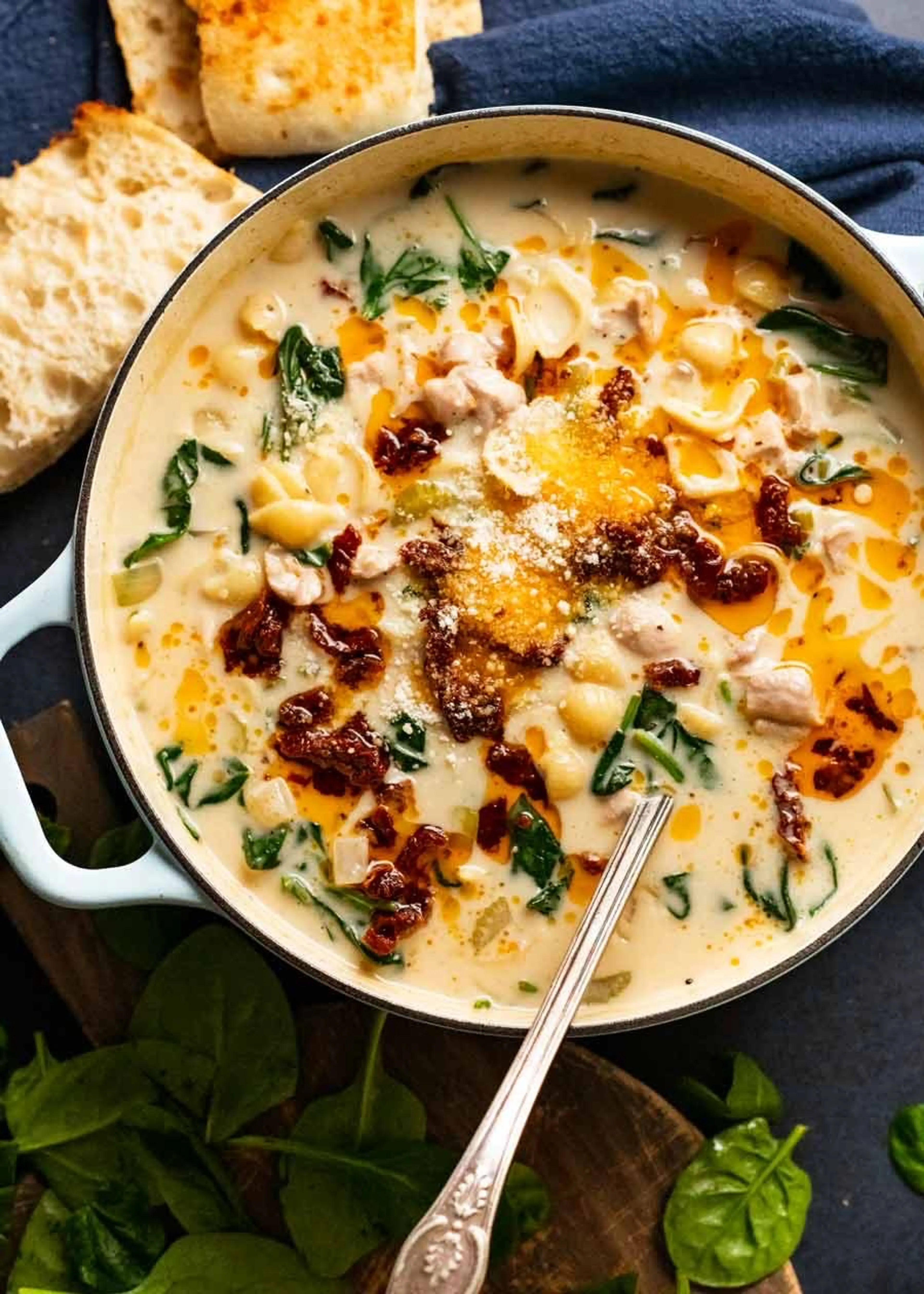 Creamy Tuscan Chicken Soup