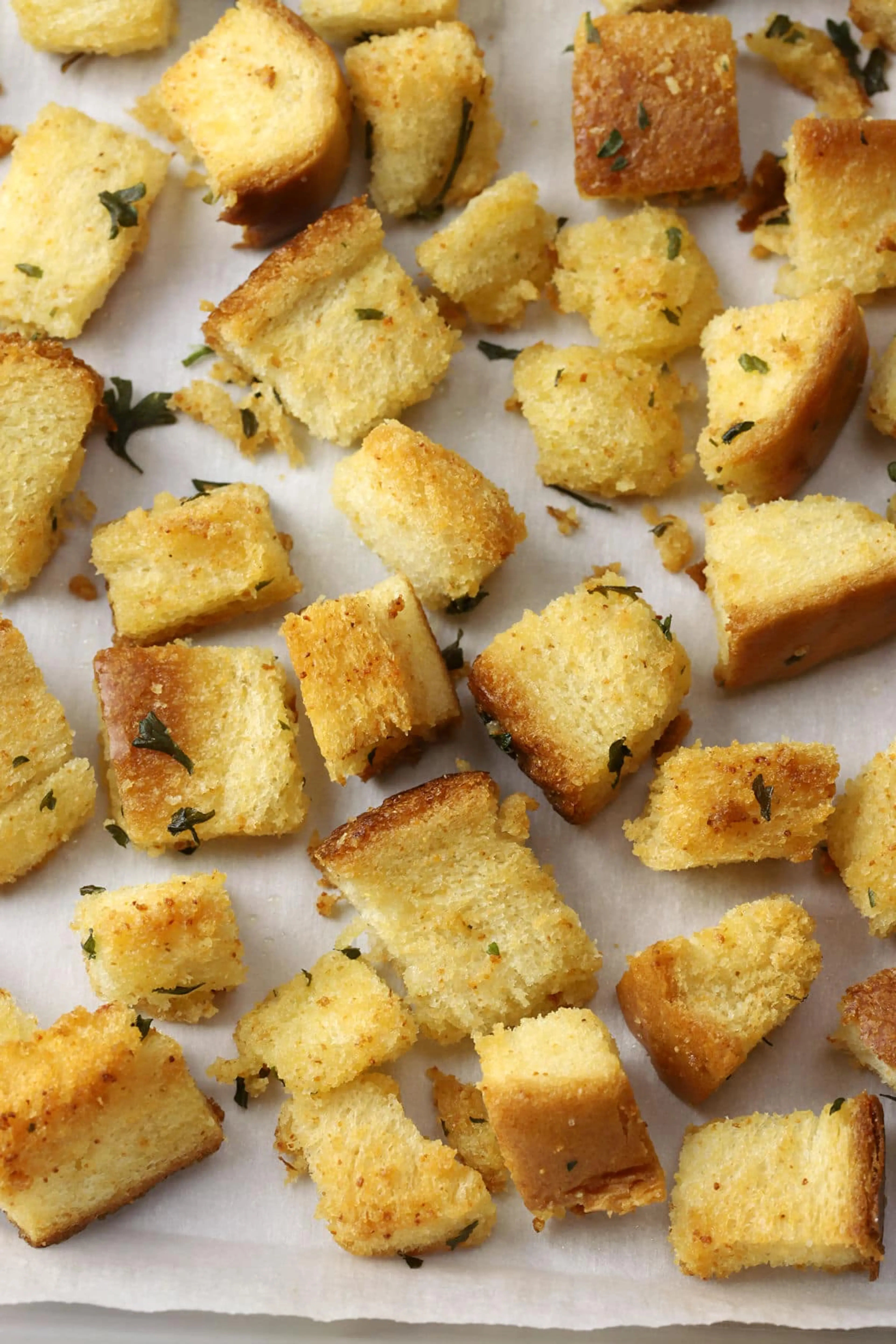 Garlic Butter Croutons